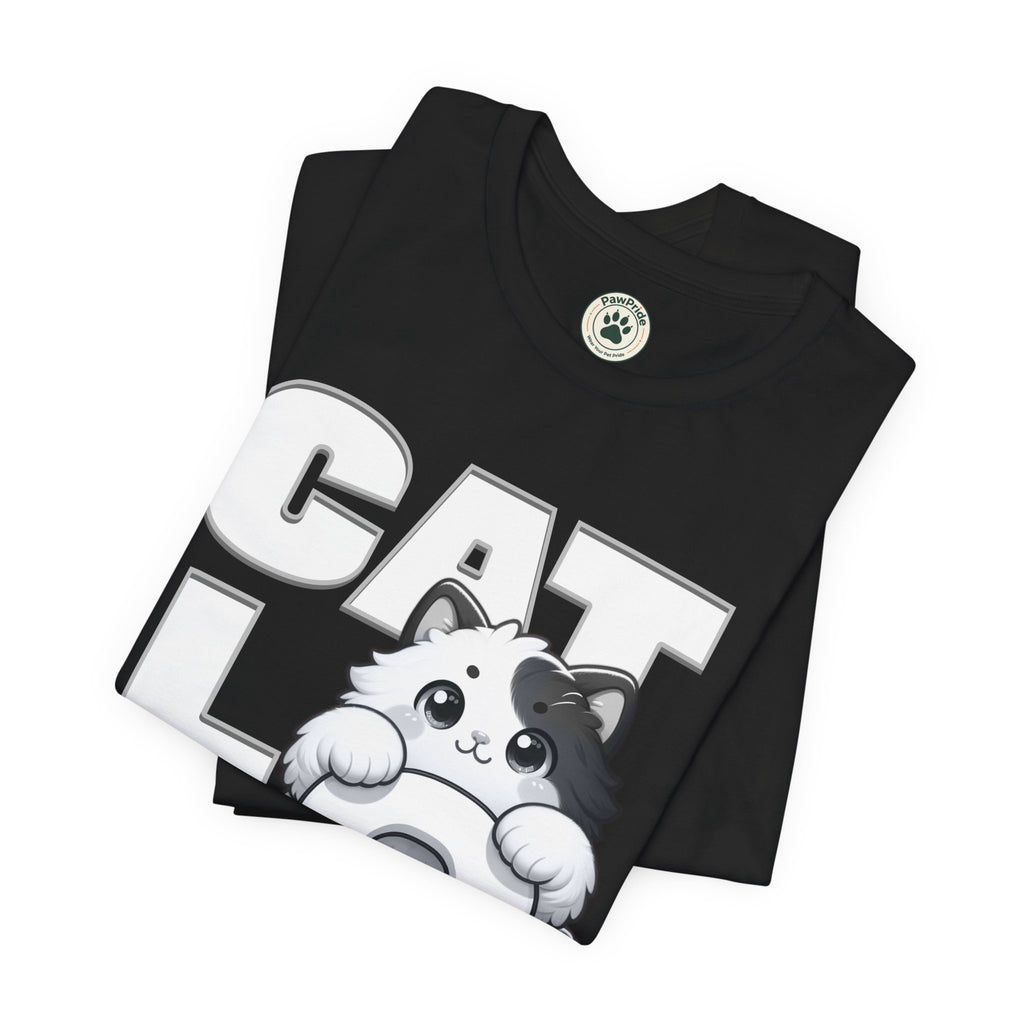 Cat Lover T‑Shirt — Cute Kitten Donut Graphic Tee for Cat Fans