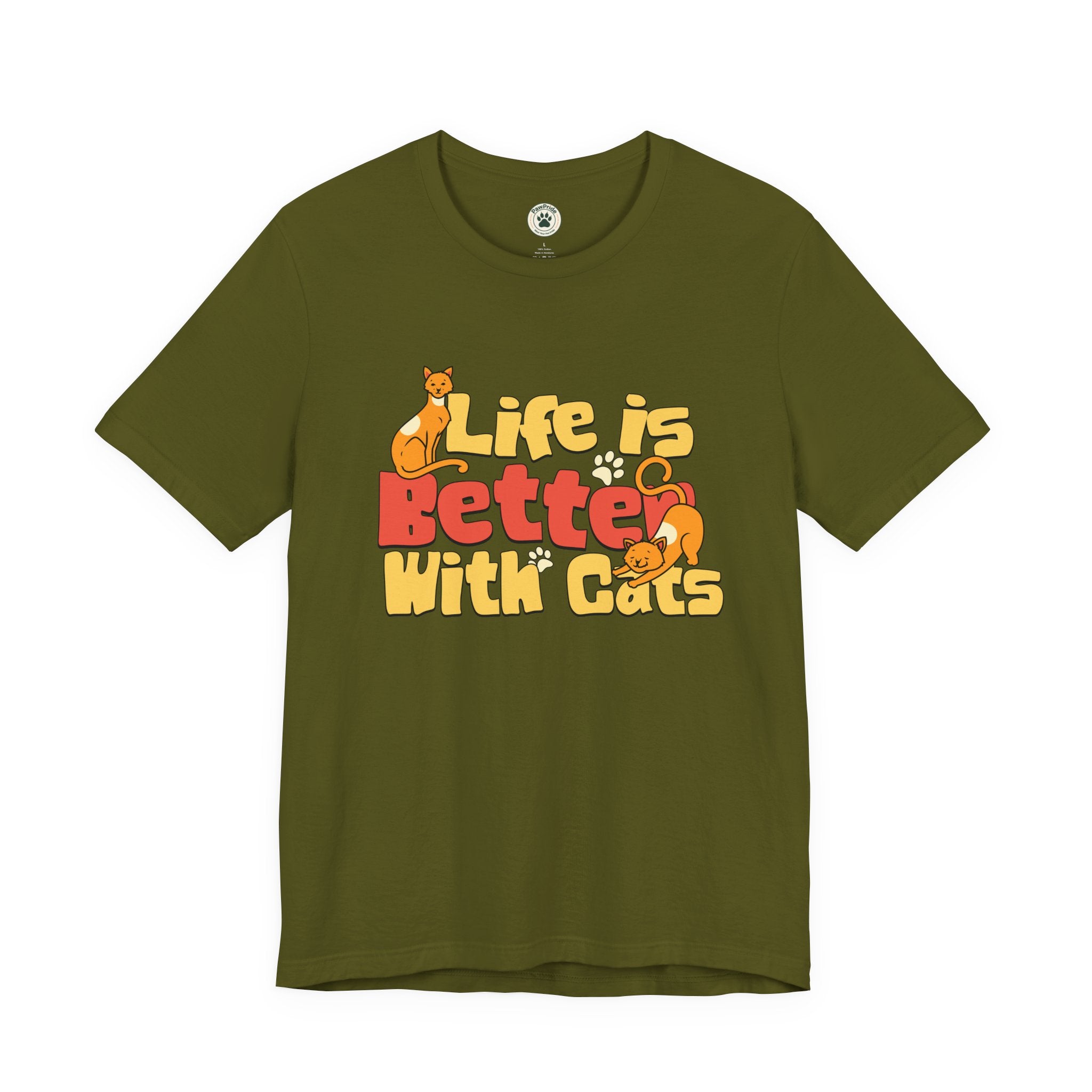 Life Is Better With Cats T‑Shirt