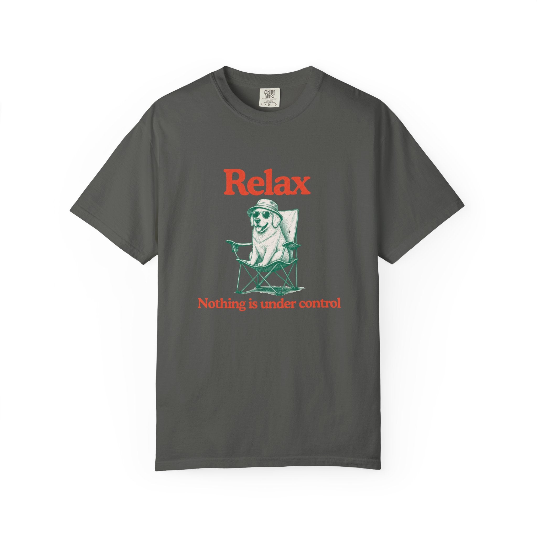 Relax T-Shirt — "Nothing Is Under Control" Vintage Chill Graphic Tee