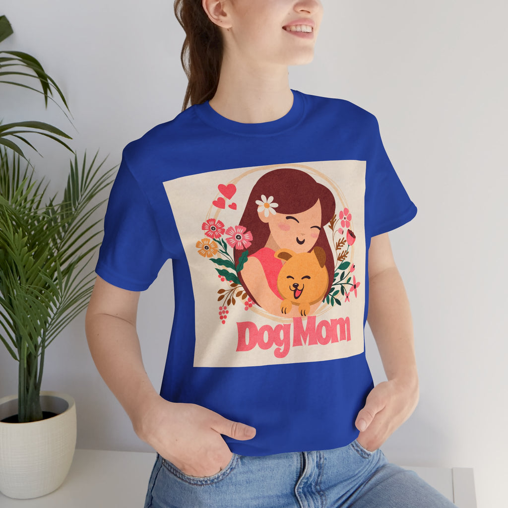 Dog Mom T-Shirt — Cute Floral Dog Mom Tee