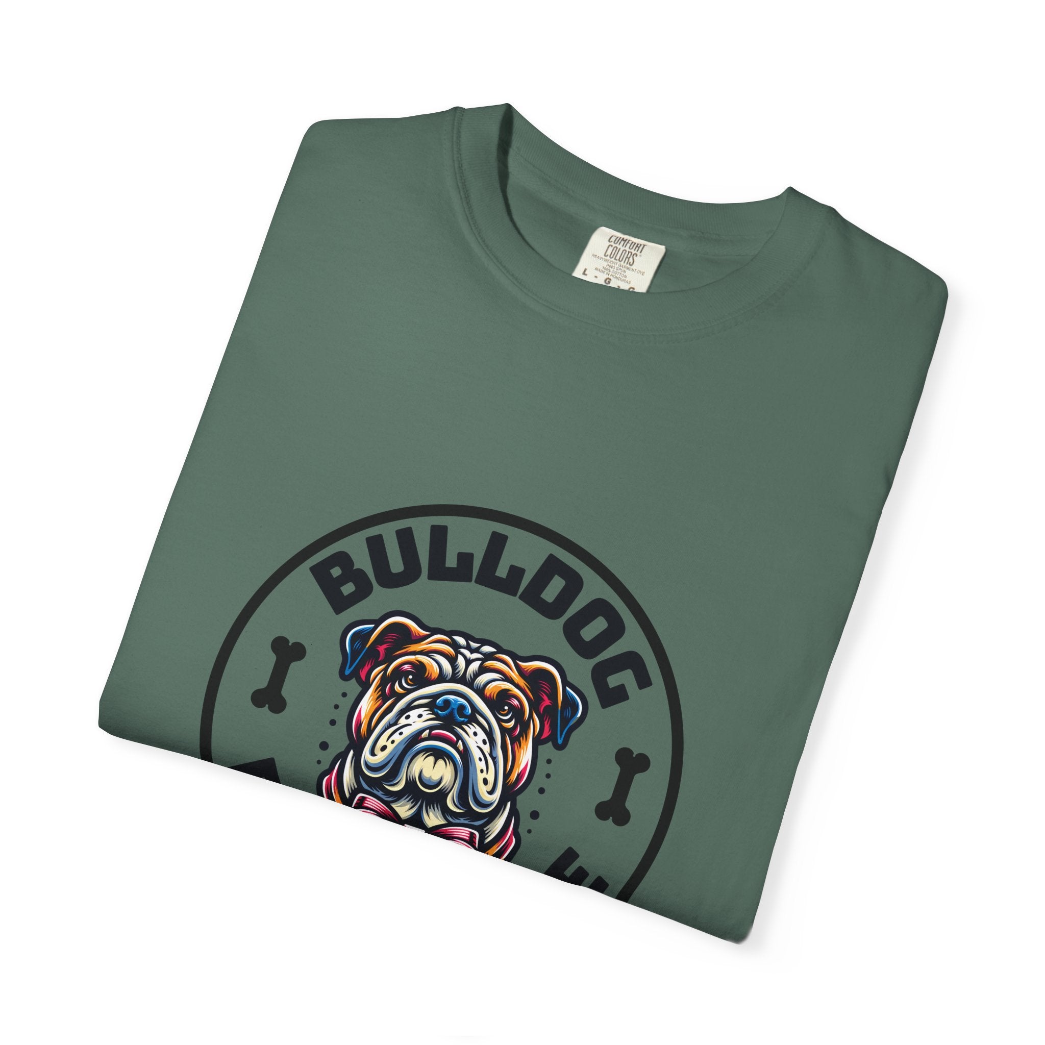 Bulldog Dog House T-Shirt — Vintage Bulldog Logo Tee