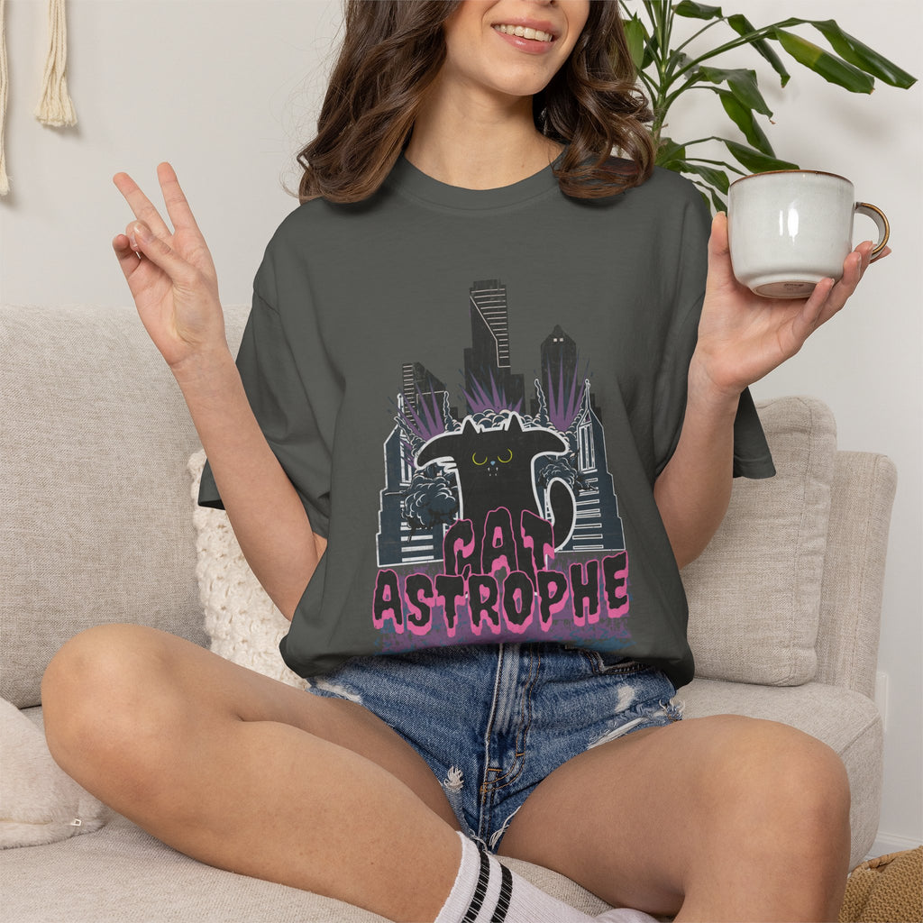 Astrophe Cityscape T-Shirt — Retro Monster Graphic Tee
