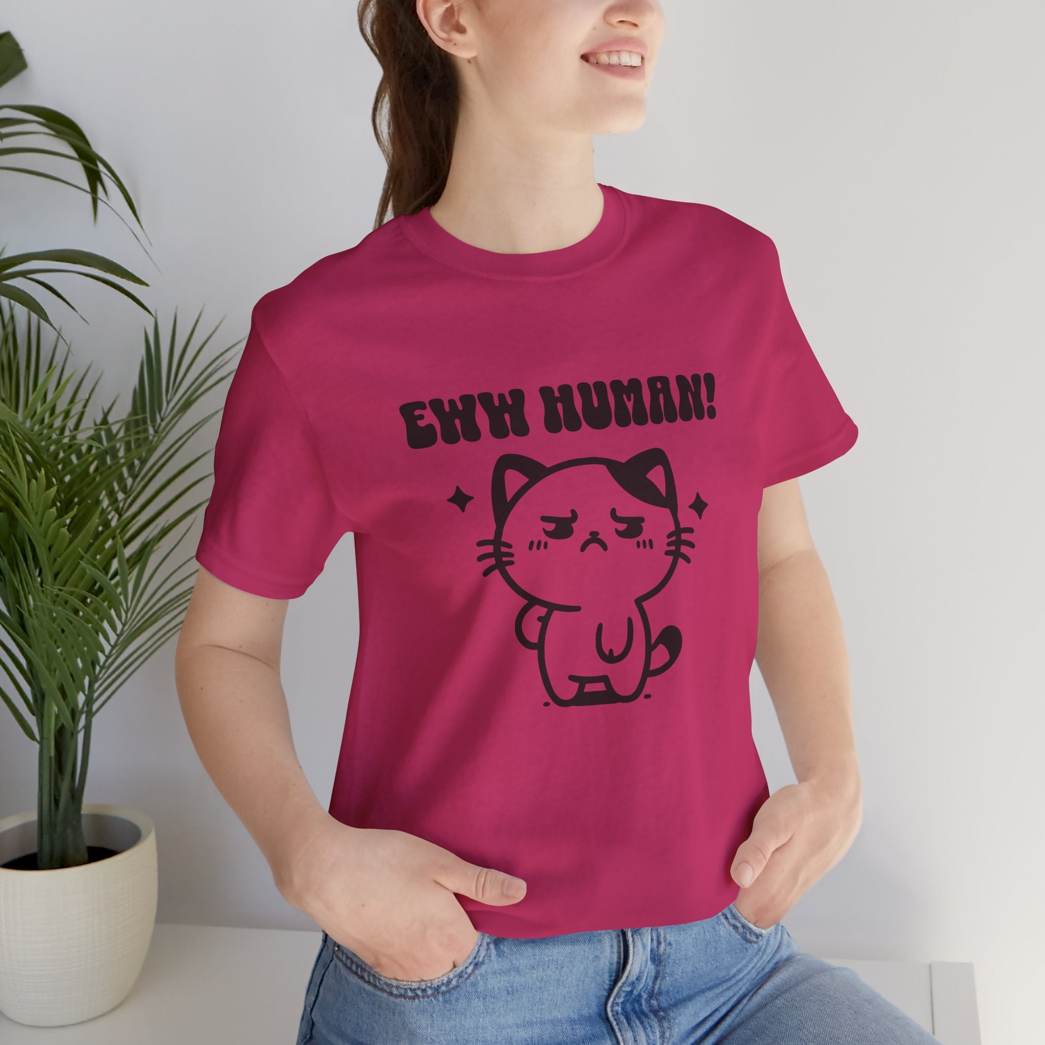 Eww Human! Cute Grumpy Cat Tee