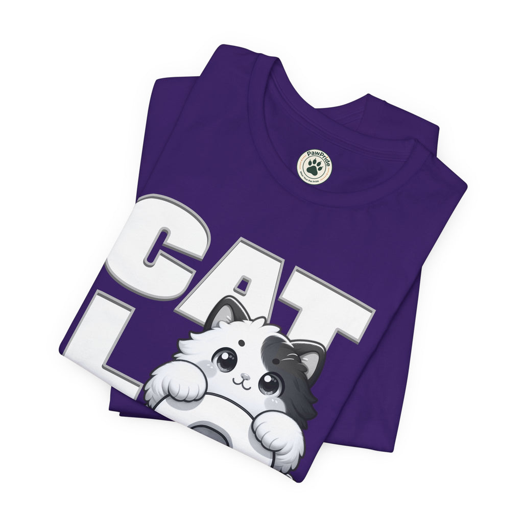 Cat Lover T‑Shirt — Cute Kitten Donut Graphic Tee for Cat Fans
