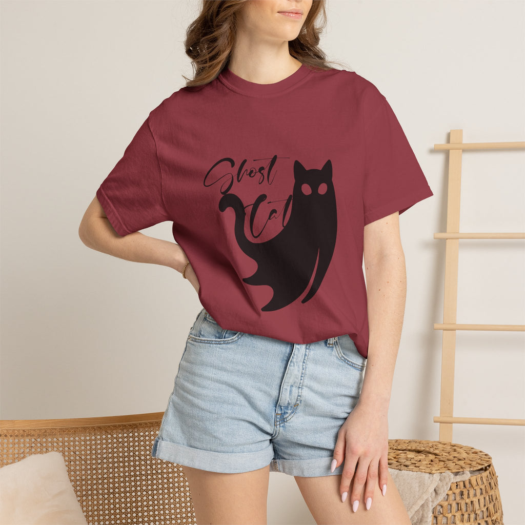 Ghost Cat T-Shirt — Cute Spooky Cat Graphic Tee