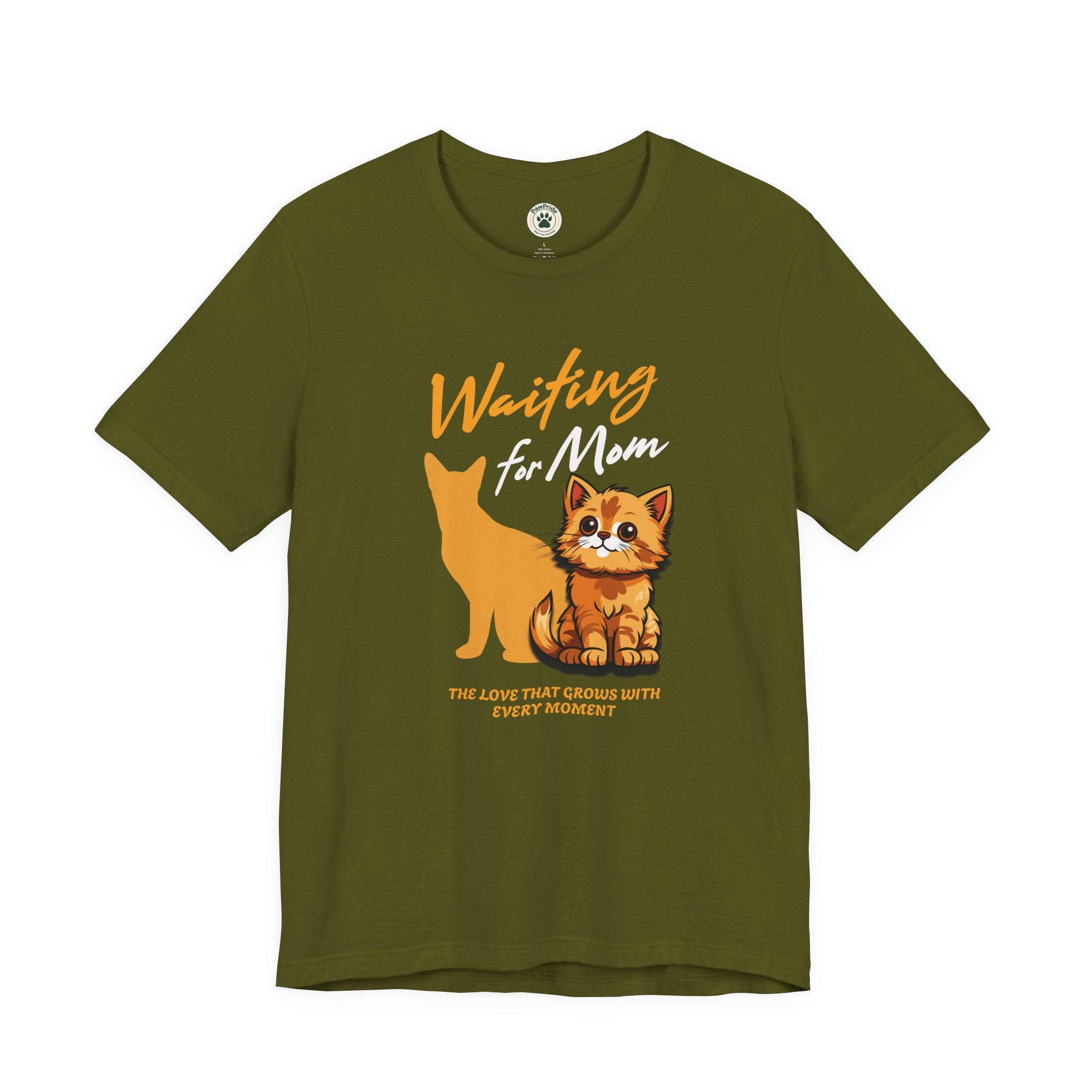 Waiting for Mom Cat T-Shirt — Cute Rescue Kitten Graphic Tee