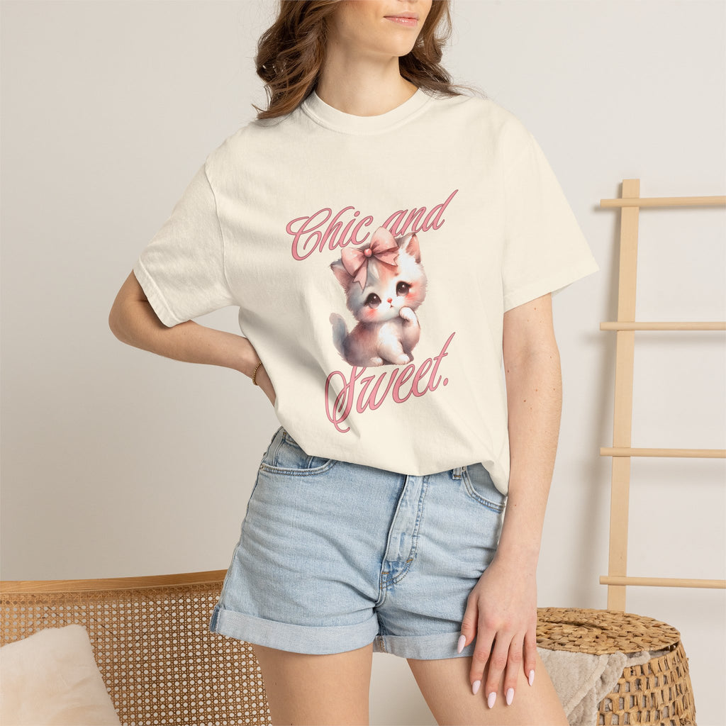Chic and Sweet Kitten T-Shirt