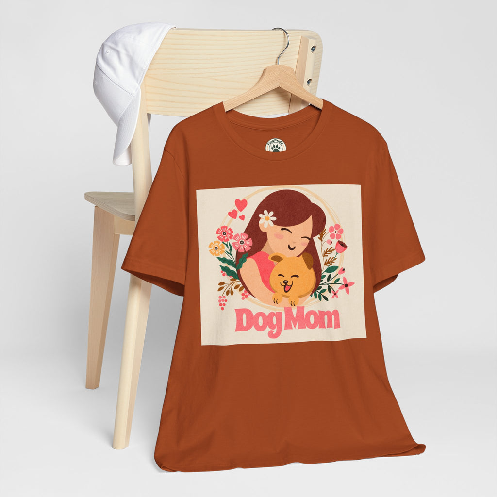 Dog Mom T-Shirt — Cute Floral Dog Mom Tee