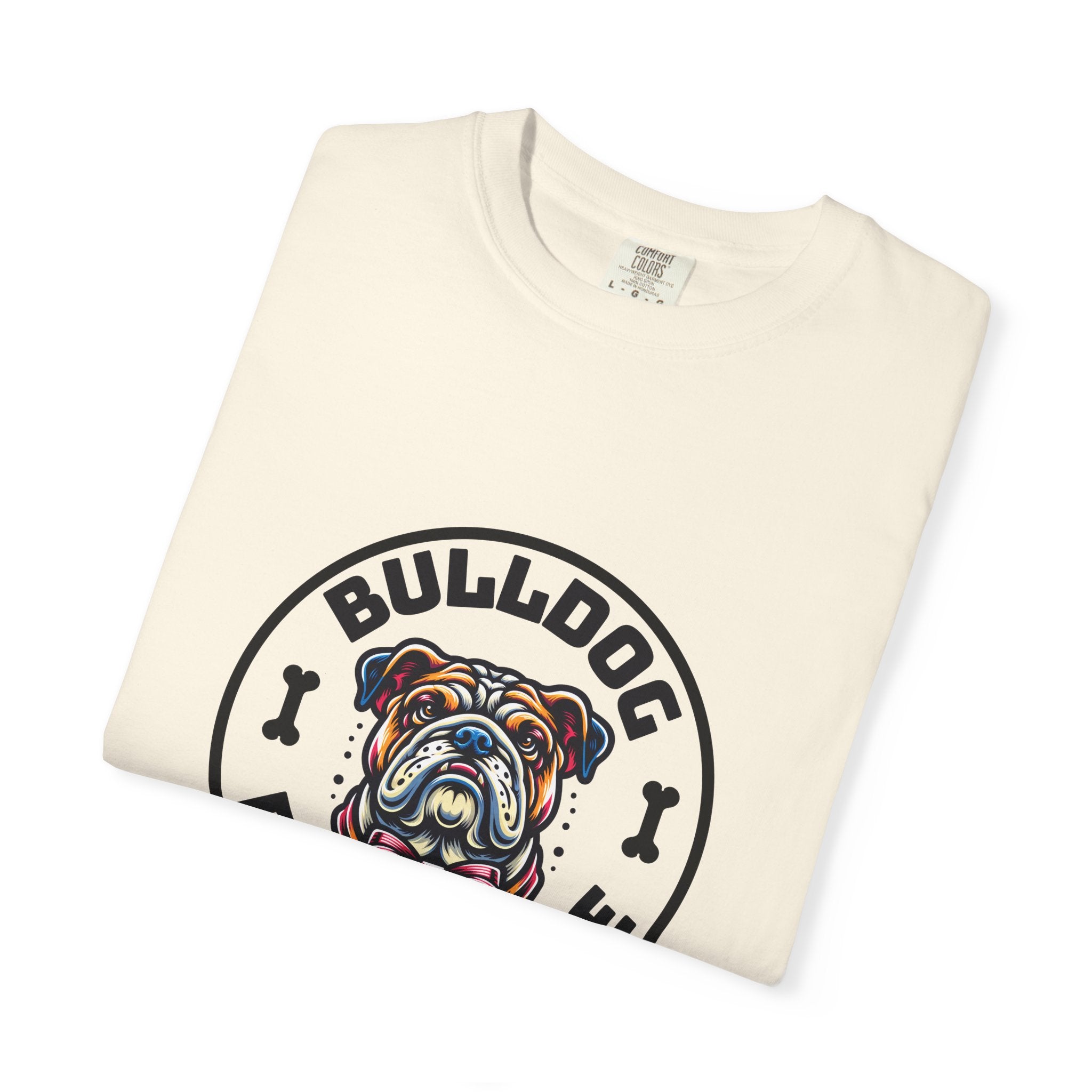 Bulldog Dog House T-Shirt — Vintage Bulldog Logo Tee