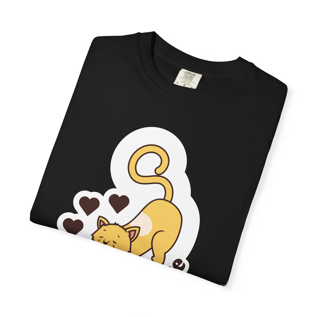Pawsome Cat T-Shirt — Cute Stretching Kitty Graphic Tee