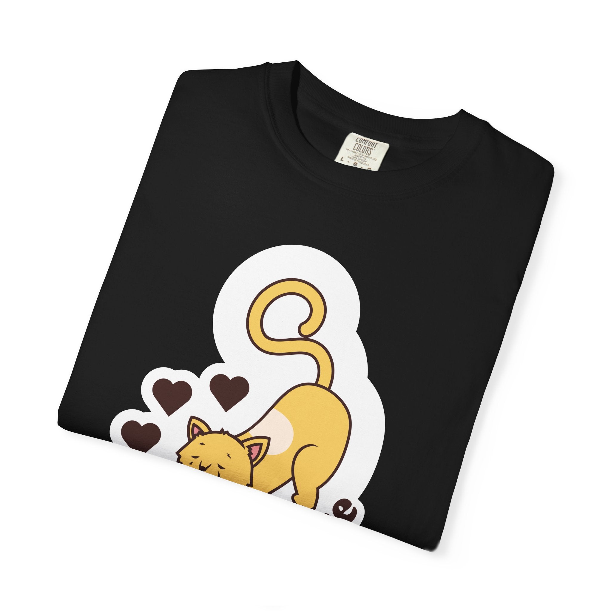Pawsome Cat T-Shirt — Cute Stretching Kitty Graphic Tee