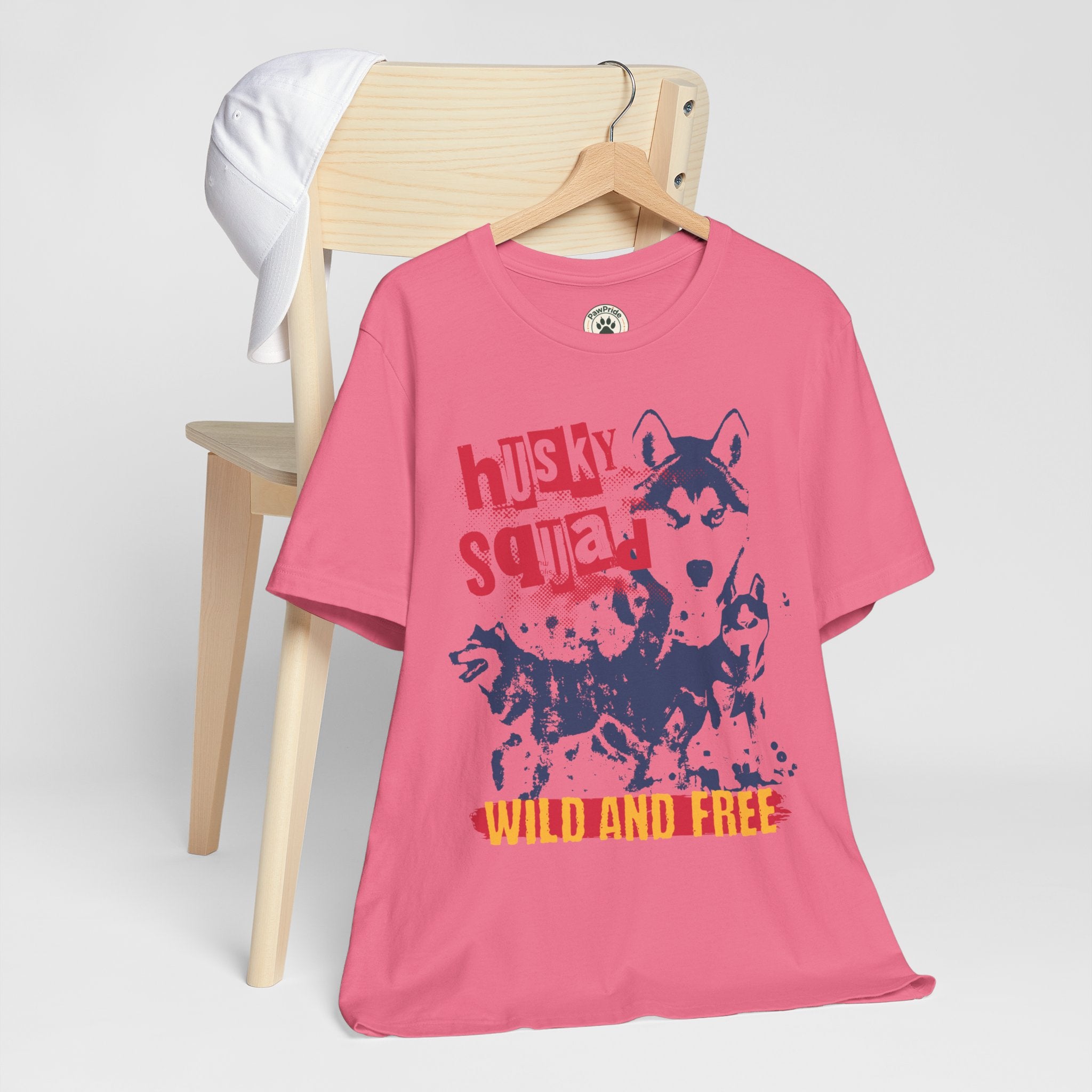 Husky Squad Tee — Wild and Free Siberian Husky Graphic T-Shirt