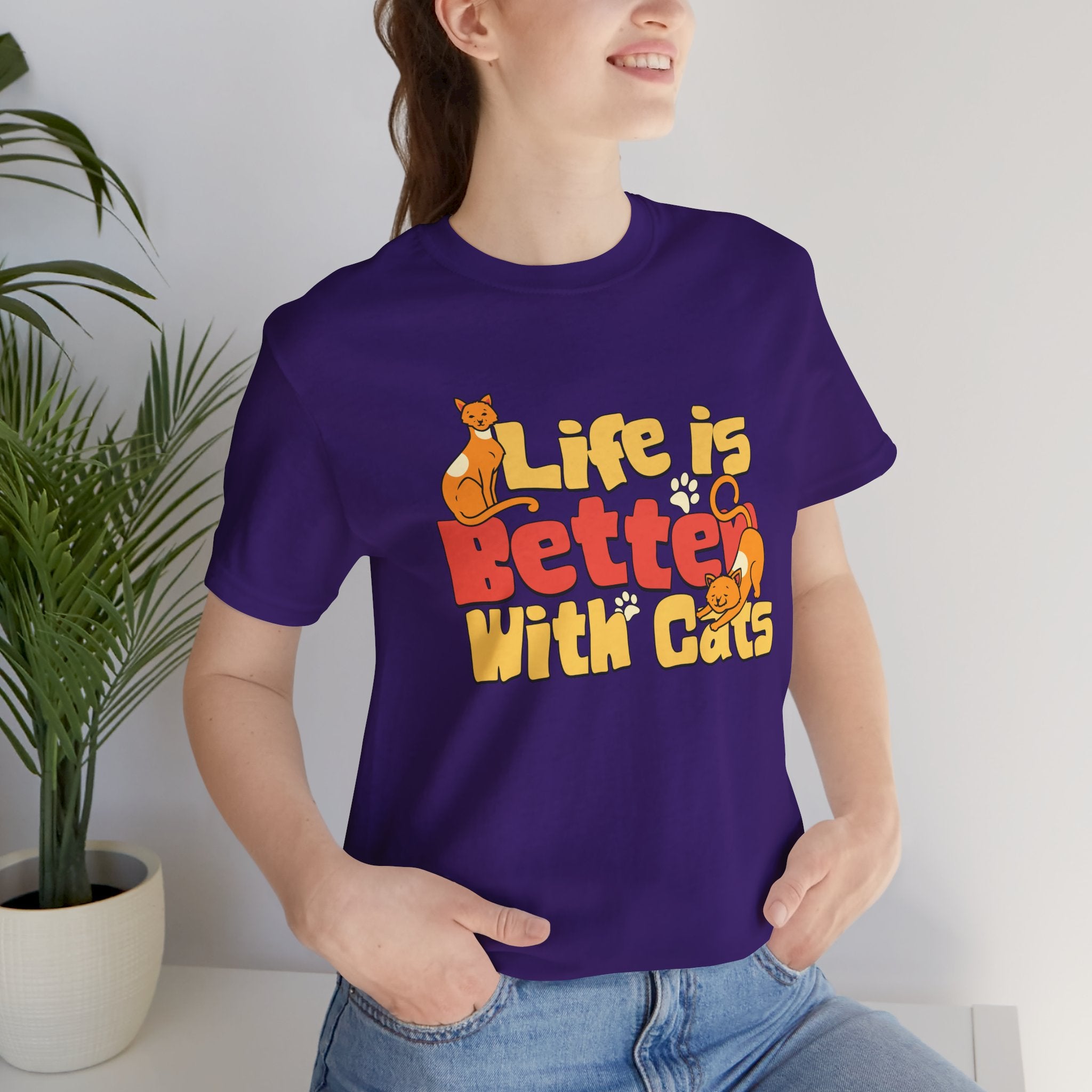 Life Is Better With Cats T‑Shirt