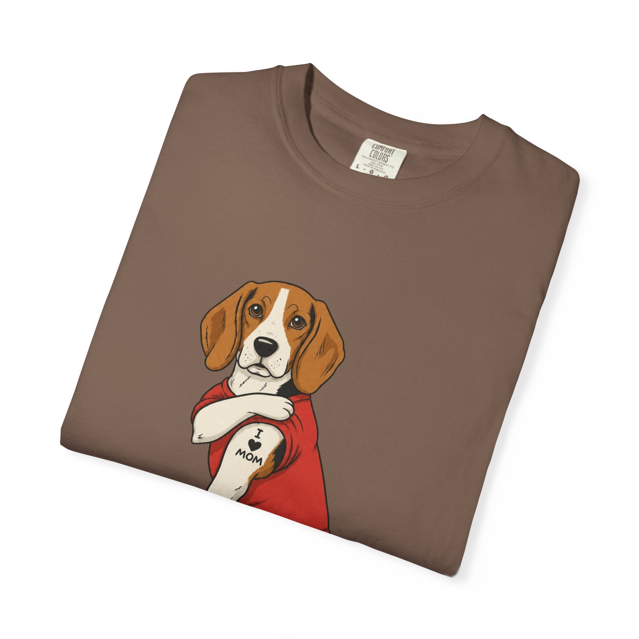 Beagle With Tattoo Graphic T-Shirt — Cute Retro Dog Tee
