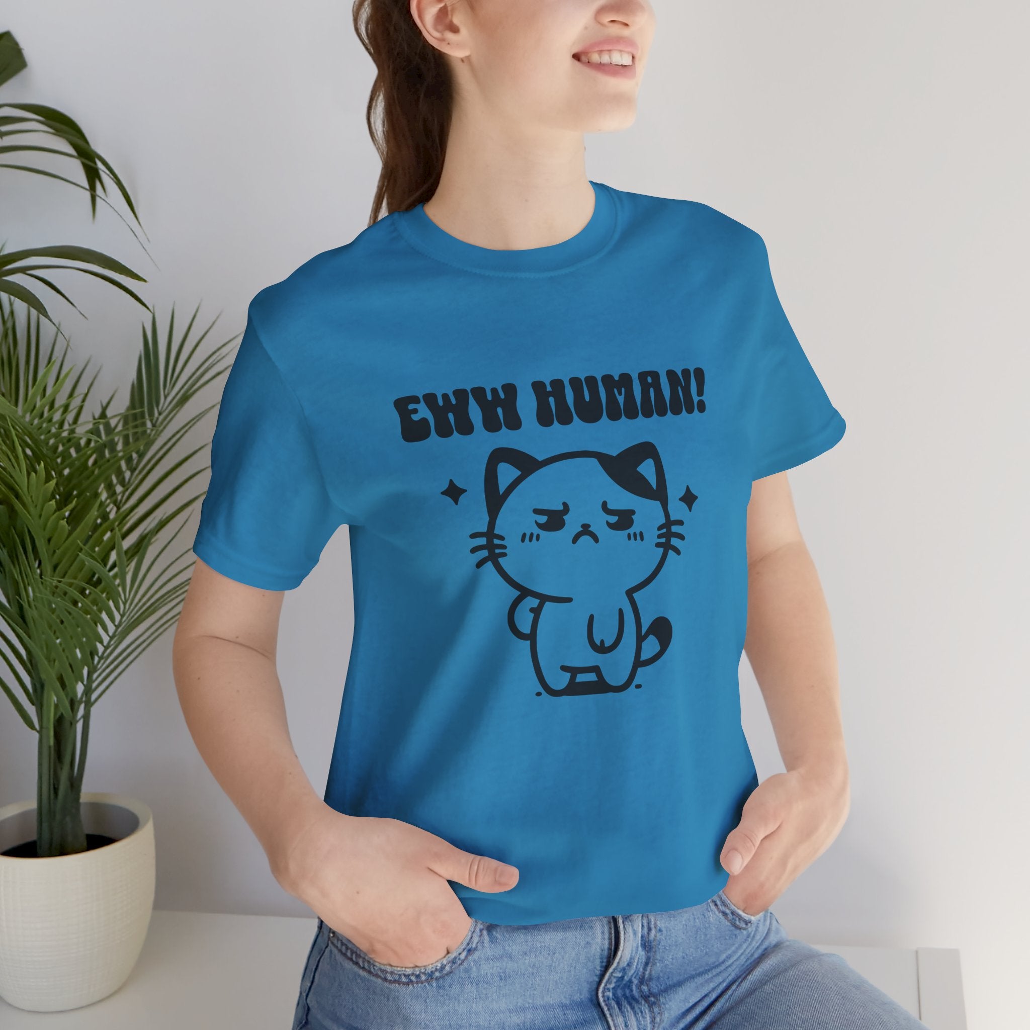 Eww Human! Cute Grumpy Cat Tee