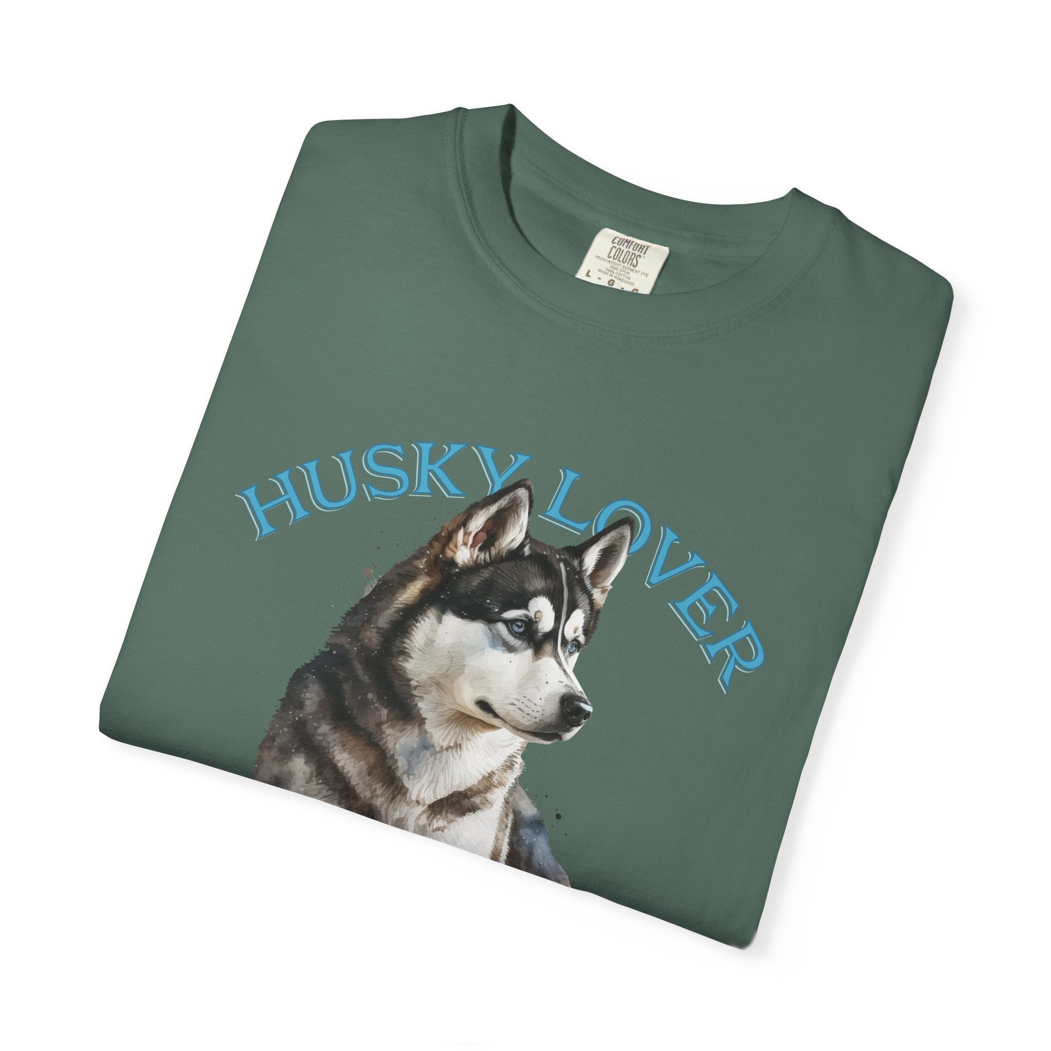 Husky Lover T-Shirt – “Wolf at Heart” Graphic Tee