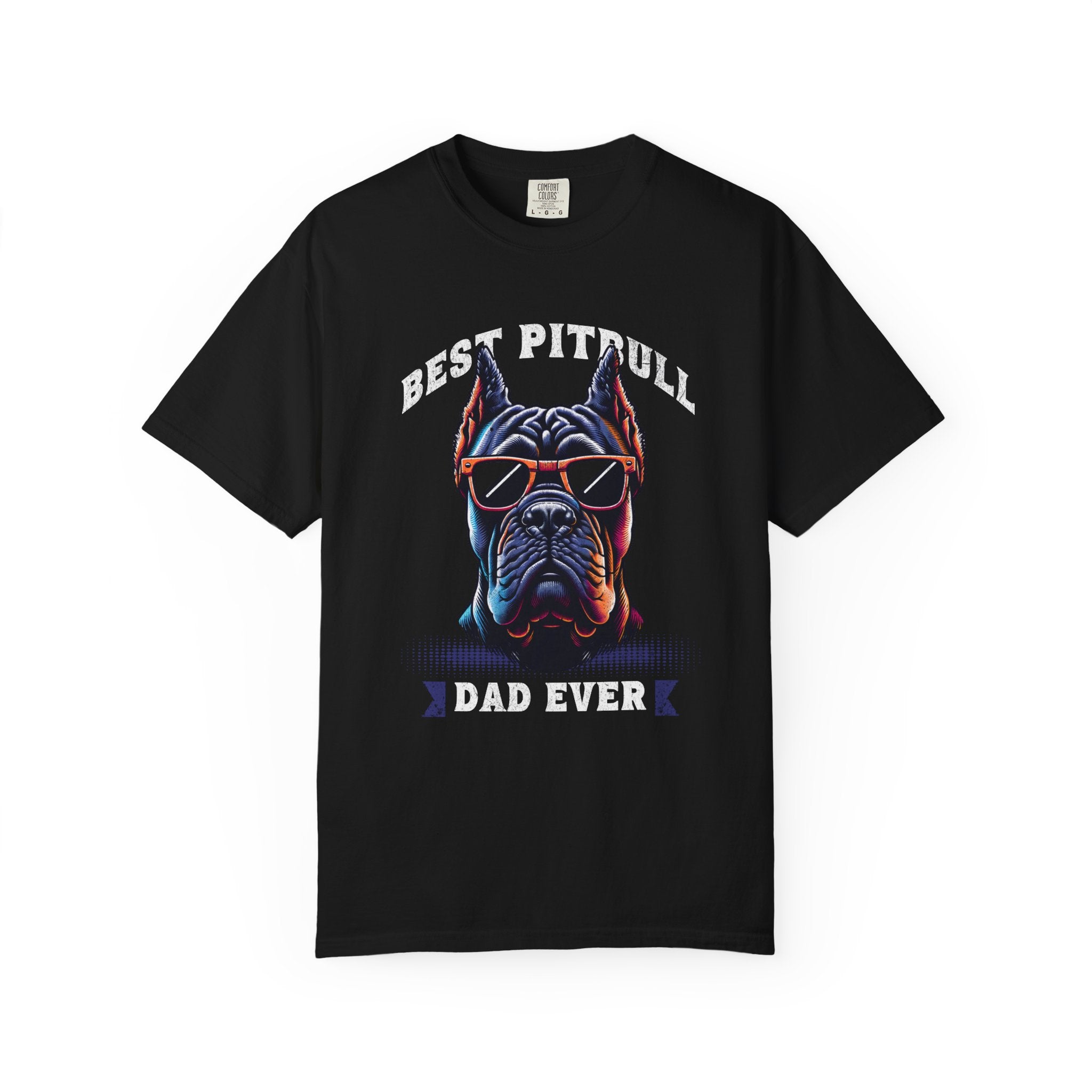 Best Pitbull Dad Ever T-Shirt – Cool Sunglasses Pitbull Father’s Day Tee