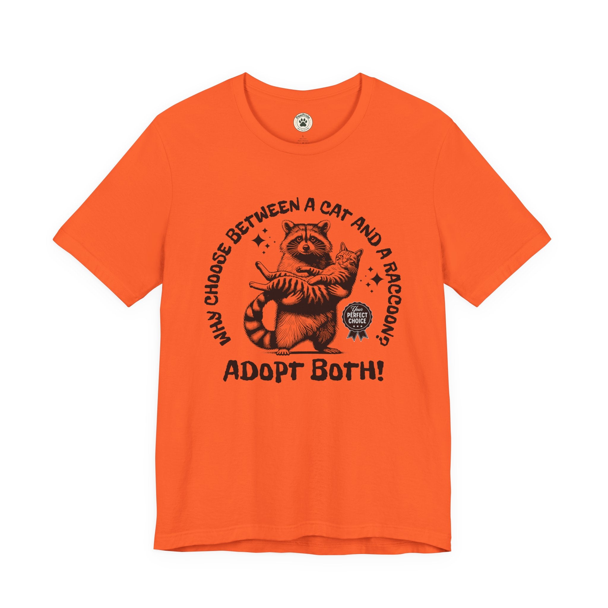 Adopt Both! Raccoon & Cat Rescue T-Shirt