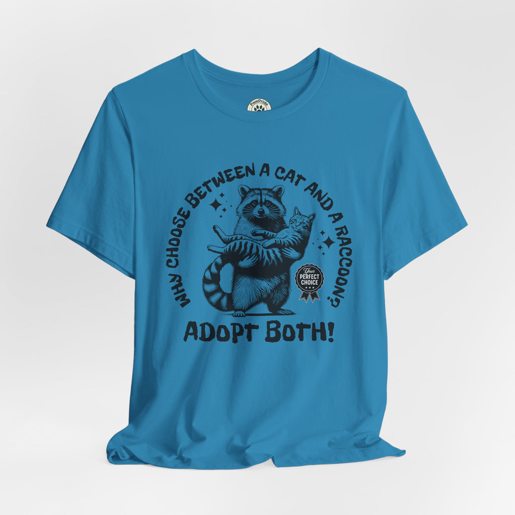 Adopt Both! Raccoon & Cat Rescue T-Shirt