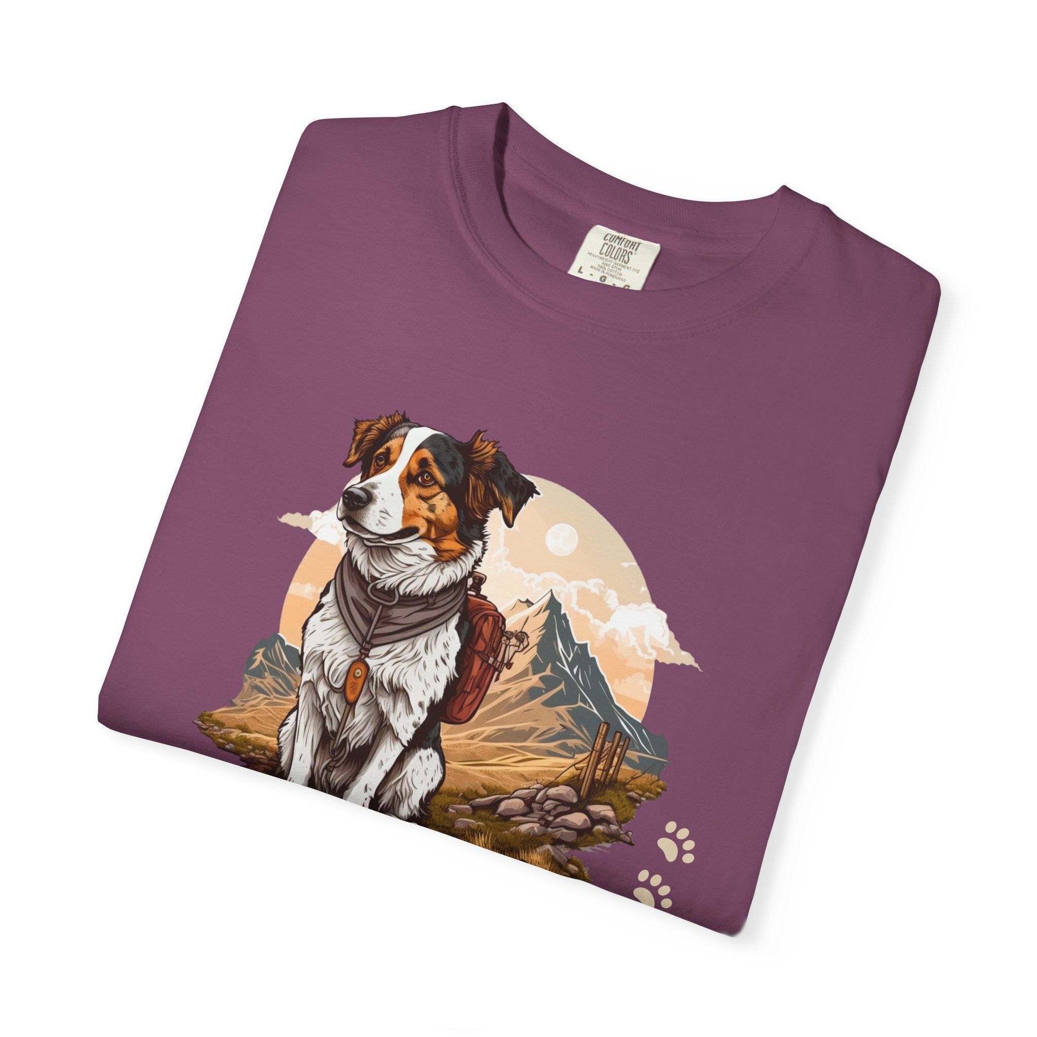 Outdoory Dog T-Shirt — Adventure Mountain Pup Graphic Tee