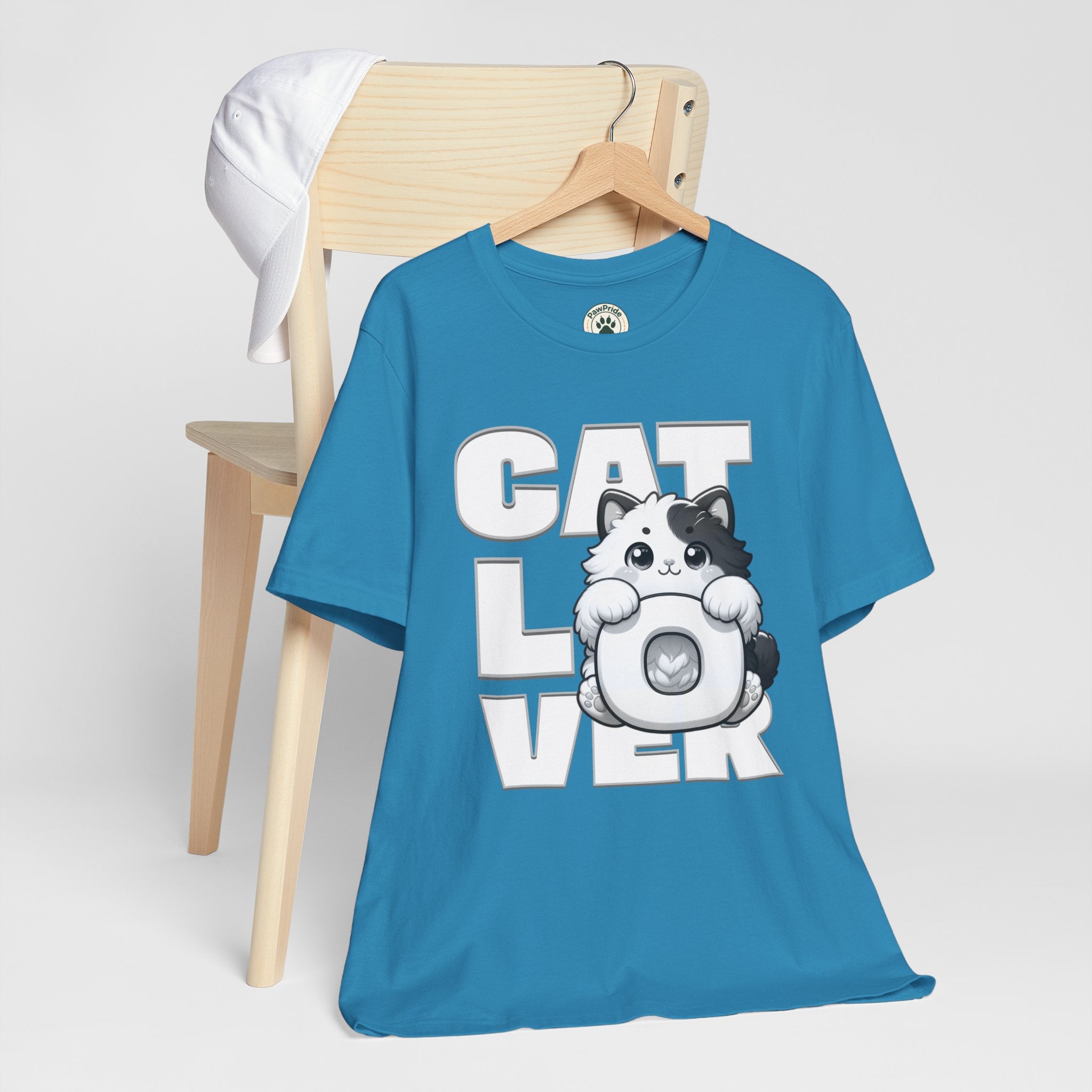 Cat Lover T‑Shirt — Cute Kitten Donut Graphic Tee for Cat Fans