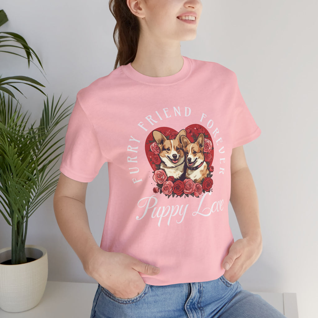 Puppy Love T-Shirt — "Furry Friend Forever" Corgi Tee