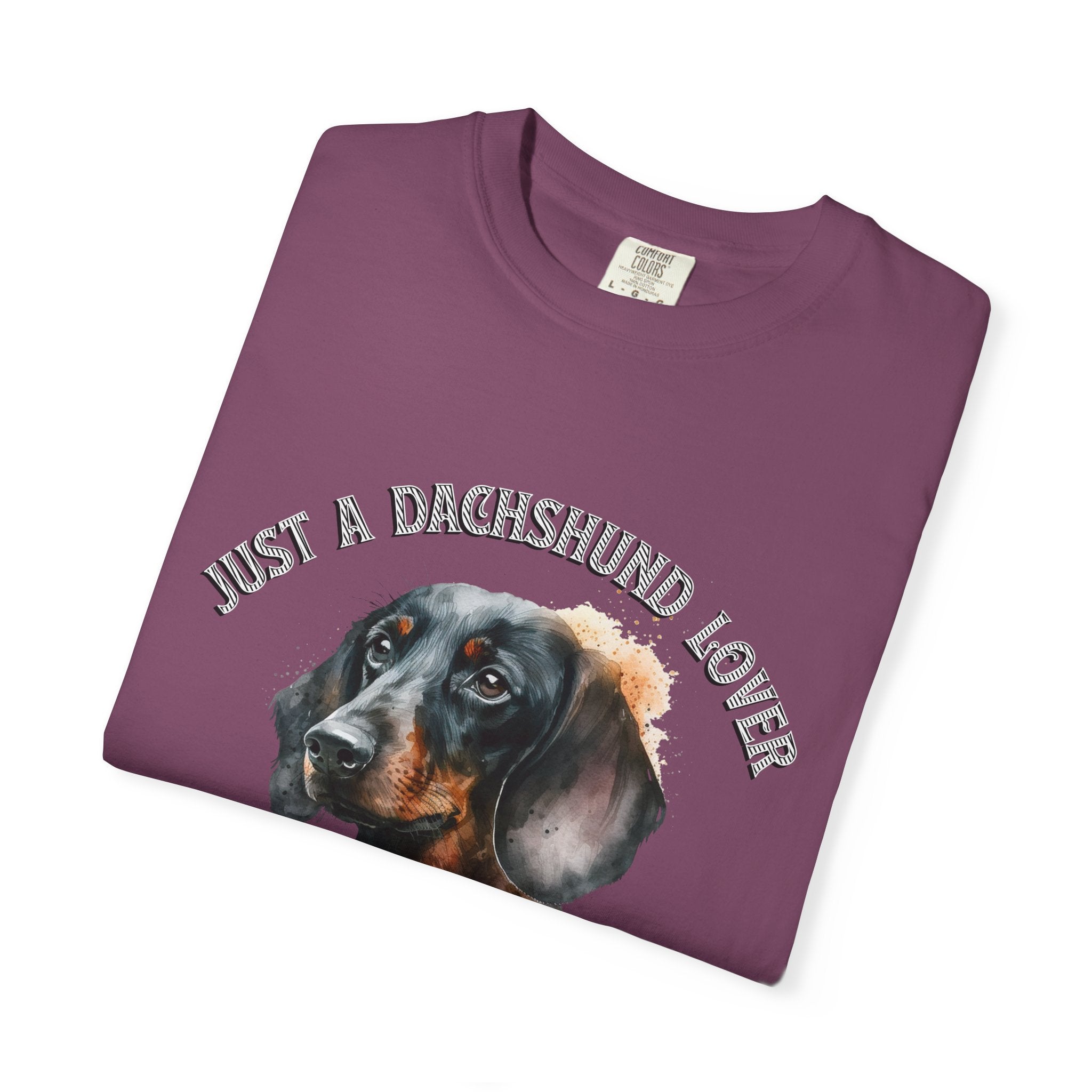 Dachshund Lover T‑Shirt — "Just a Dachshund Lover, Long Boy" Graphic Tee