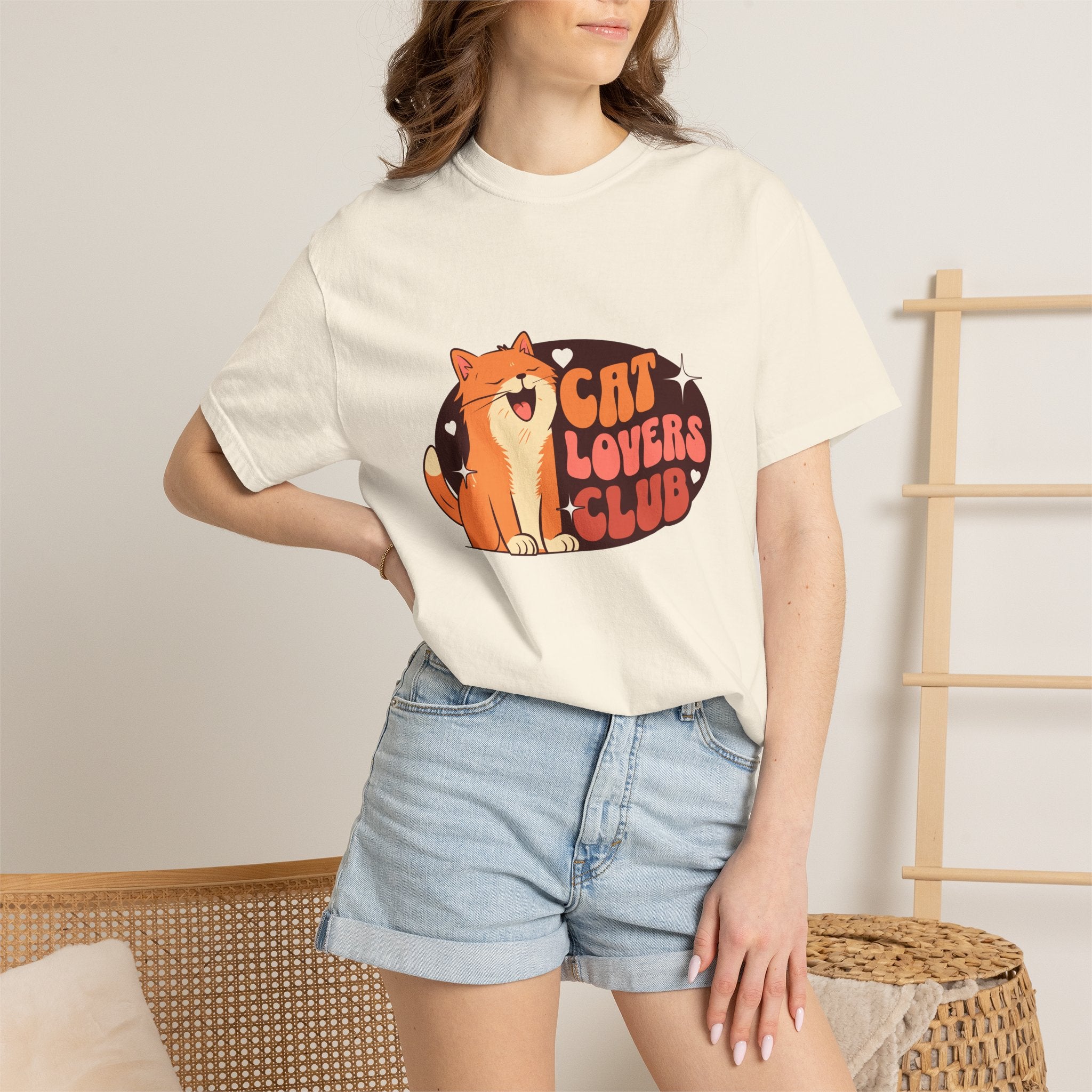 Cat Lovers Club T-Shirt — Cute Retro Cat Graphic Tee