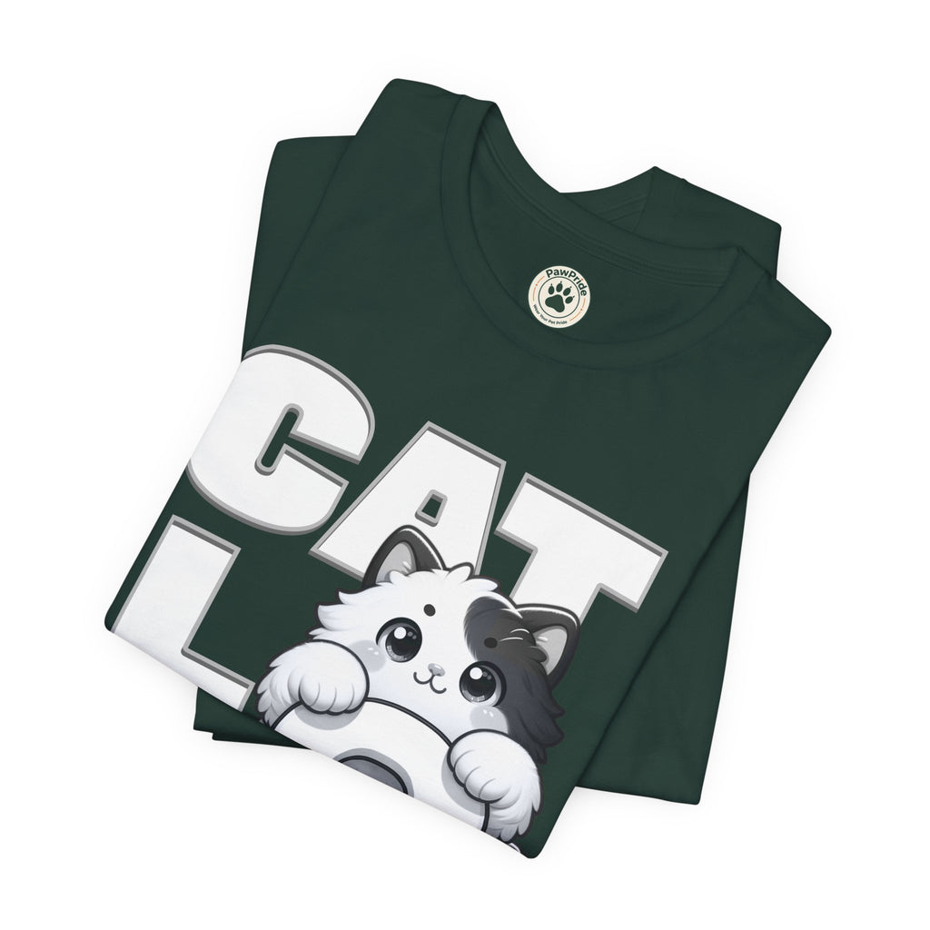 Cat Lover T‑Shirt — Cute Kitten Donut Graphic Tee for Cat Fans