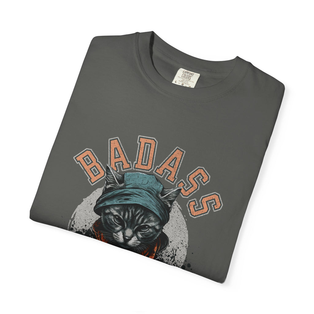 Badass Cat Dad T-Shirt — Graphic Cool Cat Father Tee