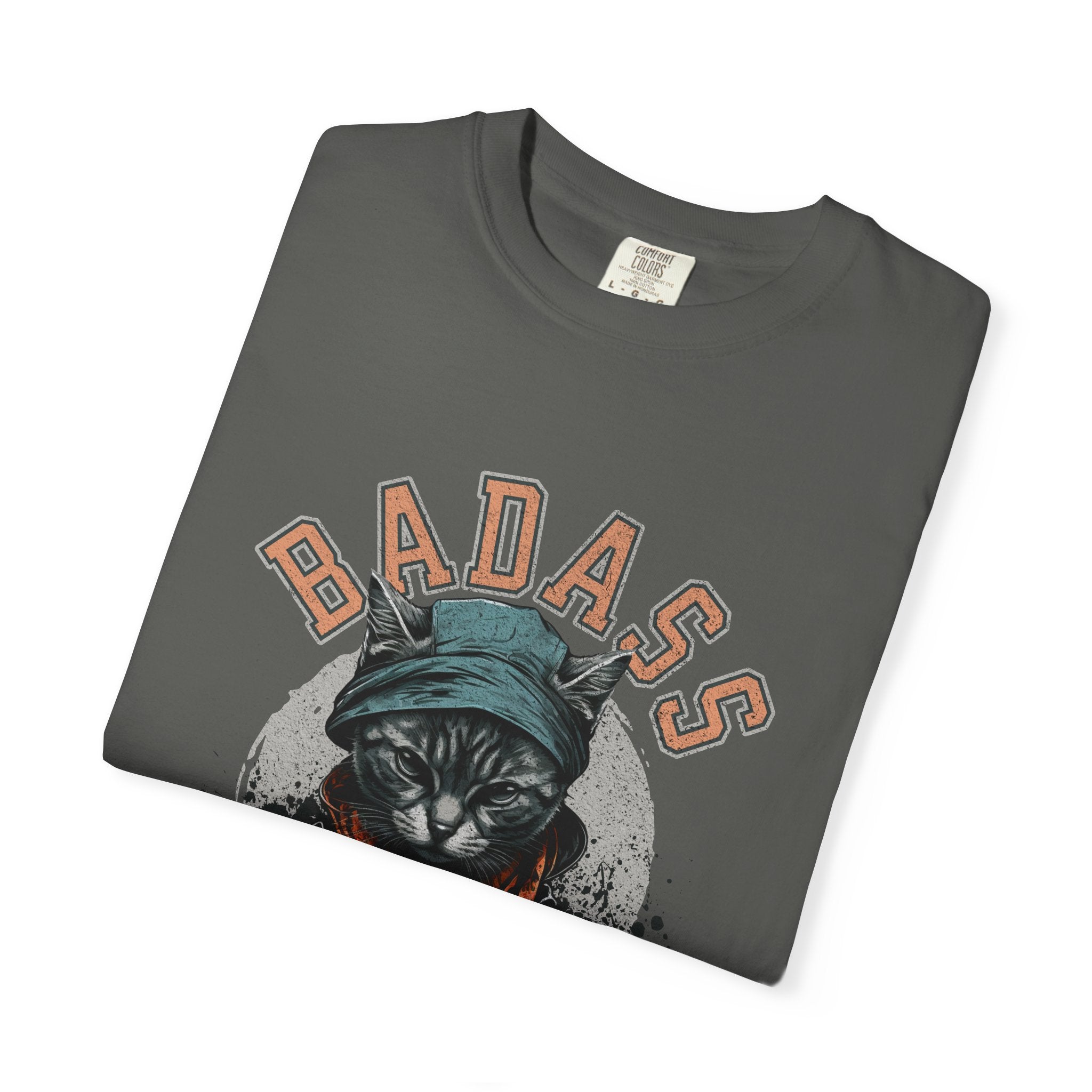 Badass Cat Dad T-Shirt — Graphic Cool Cat Father Tee