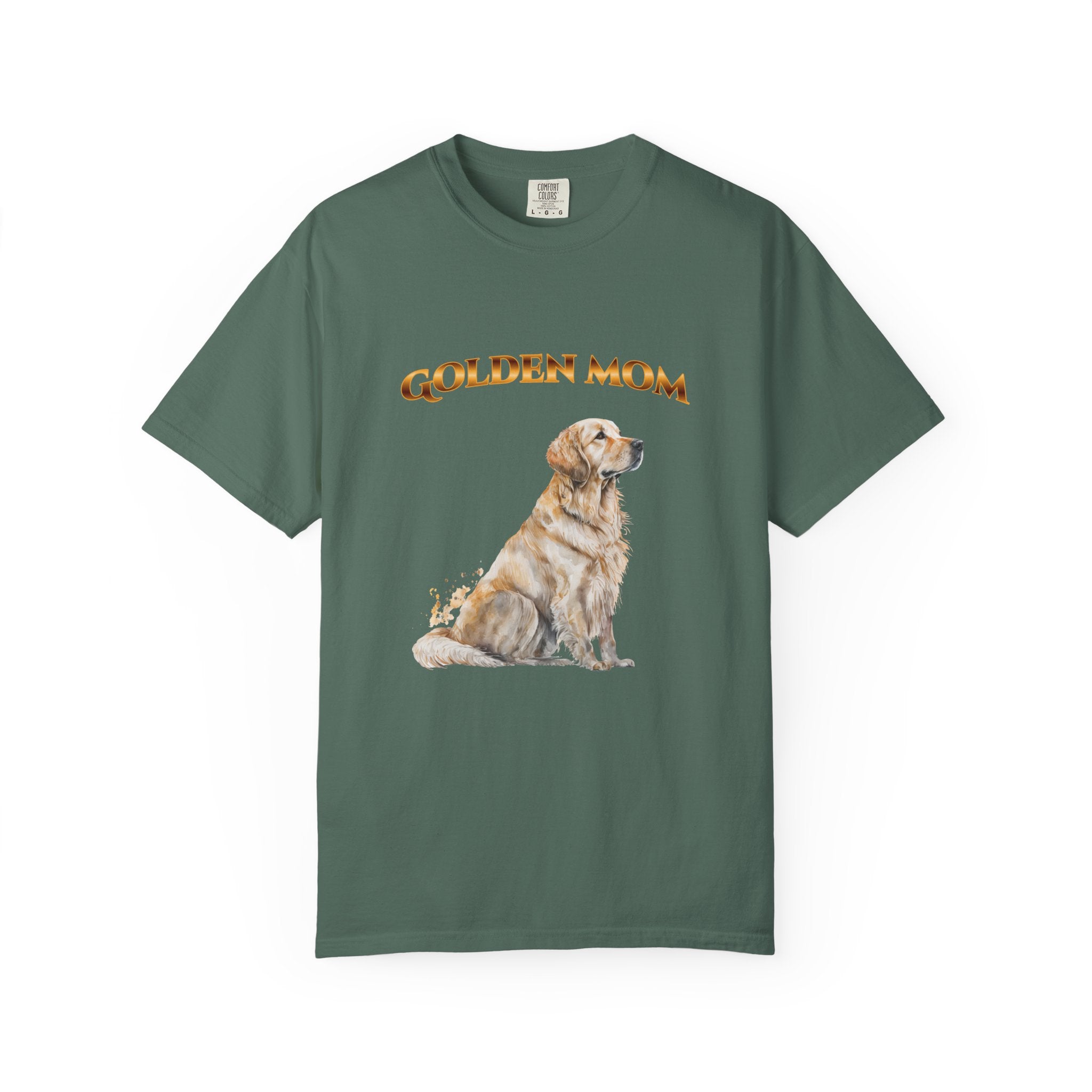 Golden Mom T-Shirt — Cute Golden Retriever Mom Tee for Dog Lovers