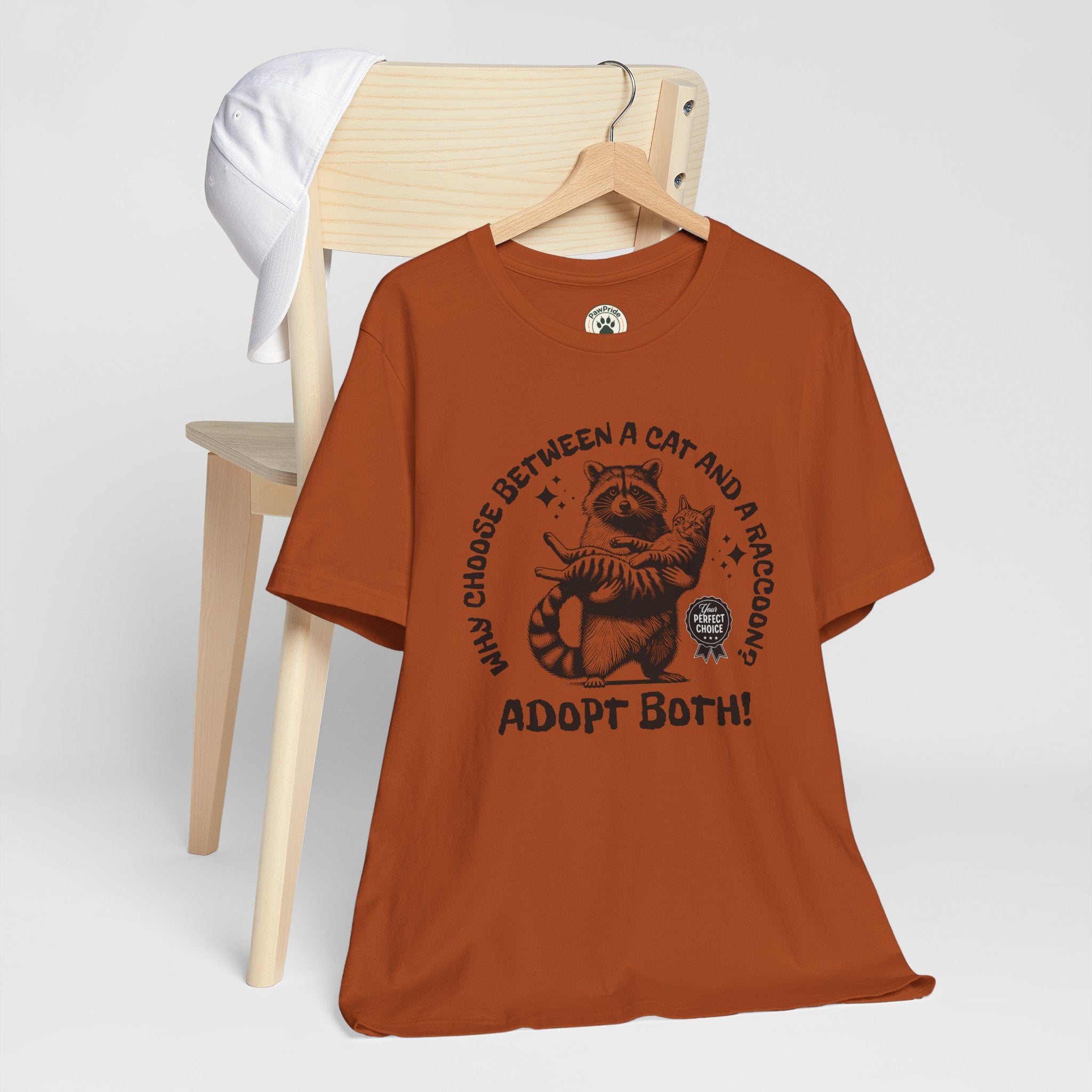 Adopt Both! Raccoon & Cat Rescue T-Shirt