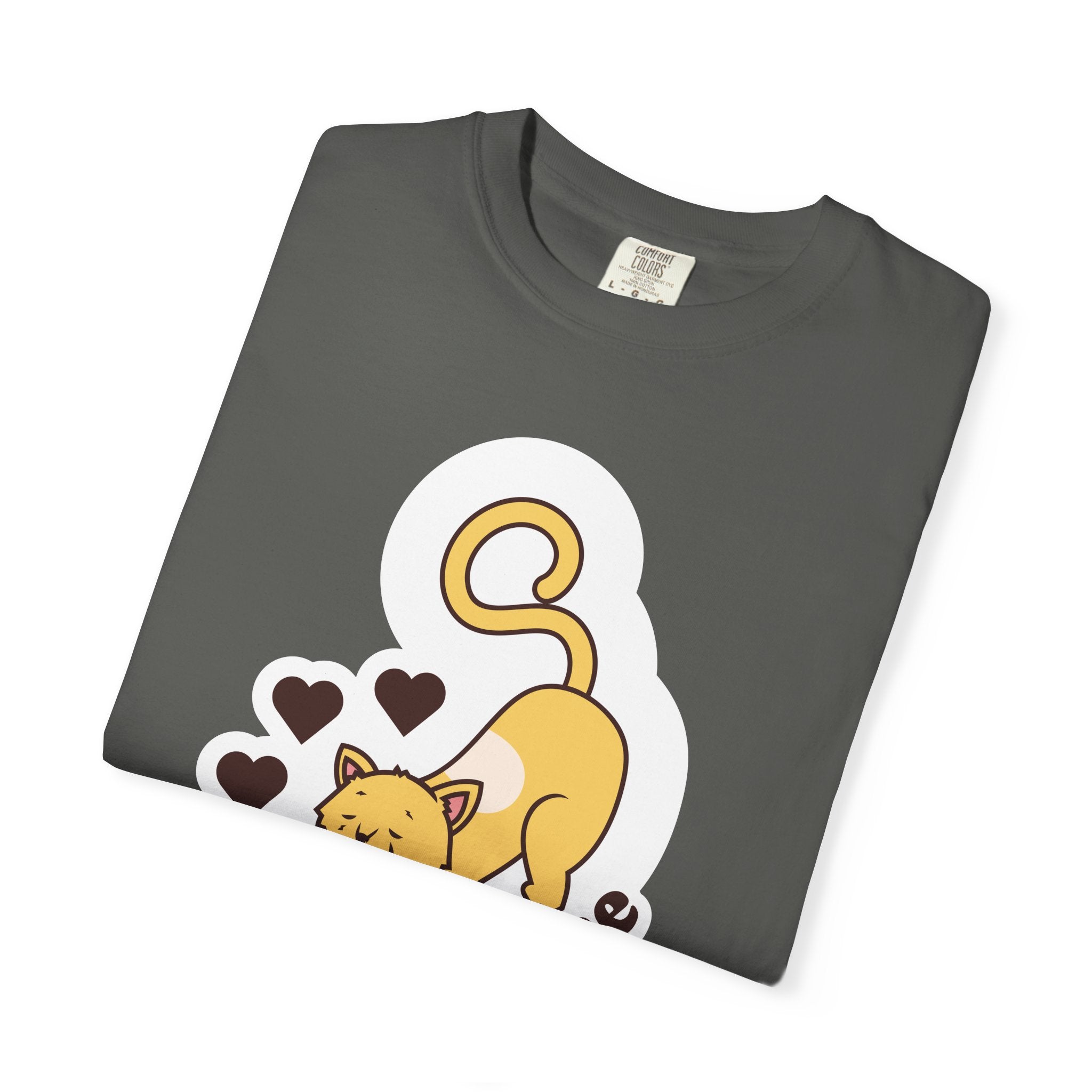 Pawsome Cat T-Shirt — Cute Stretching Kitty Graphic Tee