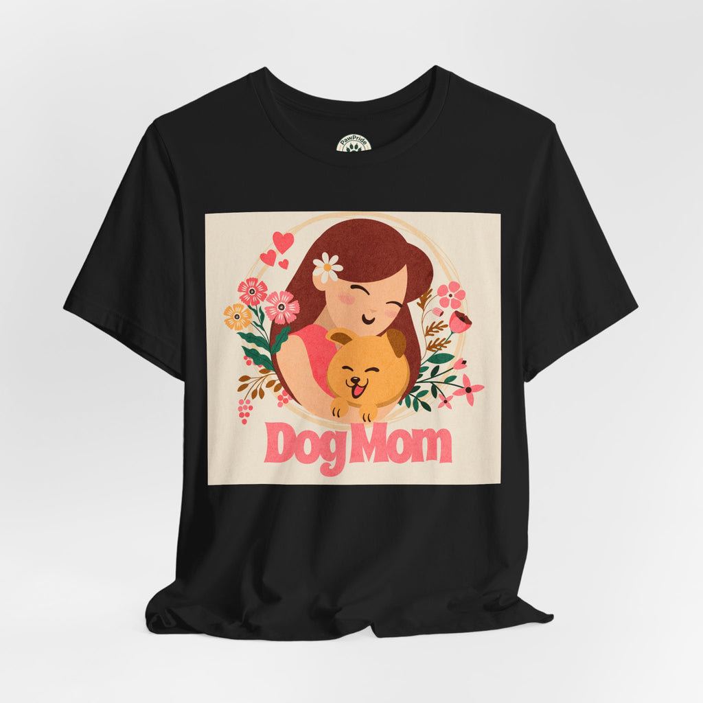 Dog Mom T-Shirt — Cute Floral Dog Mom Tee