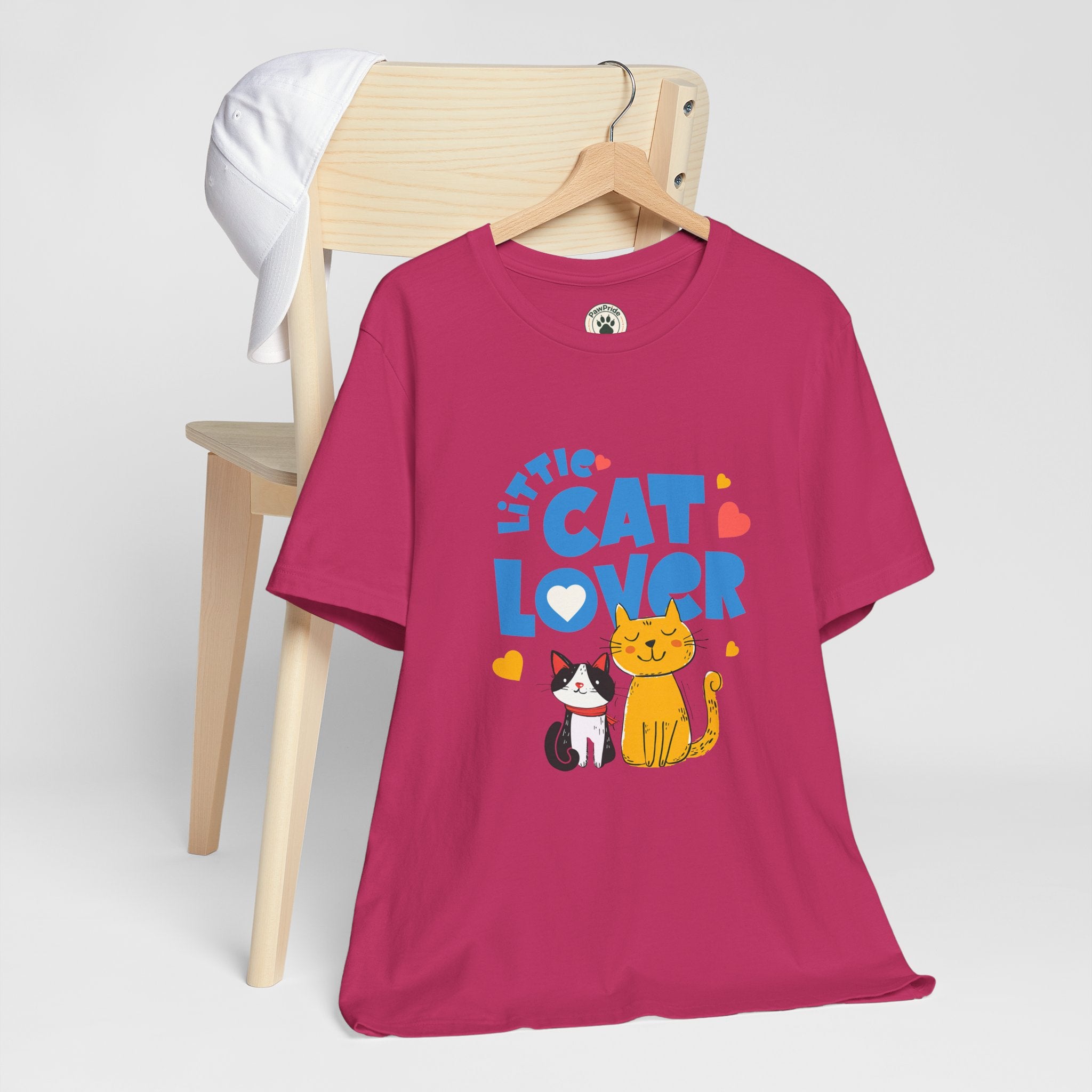 Little Cat Lover T-Shirt — Cute Cat Graphic Tee for Kids & Cat Moms