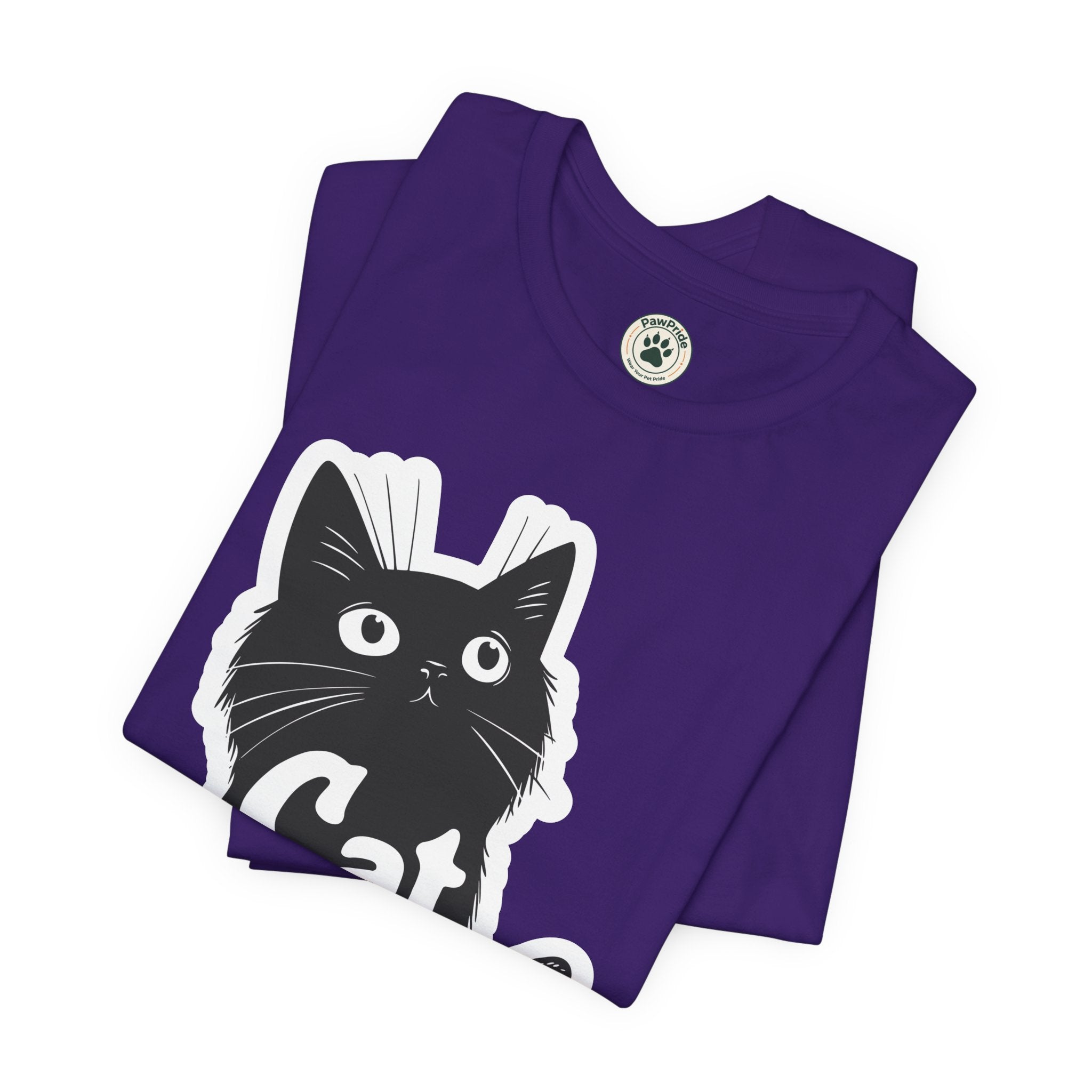Cat Mama T-Shirt – Cute Black Cat Graphic Tee for Cat Lovers