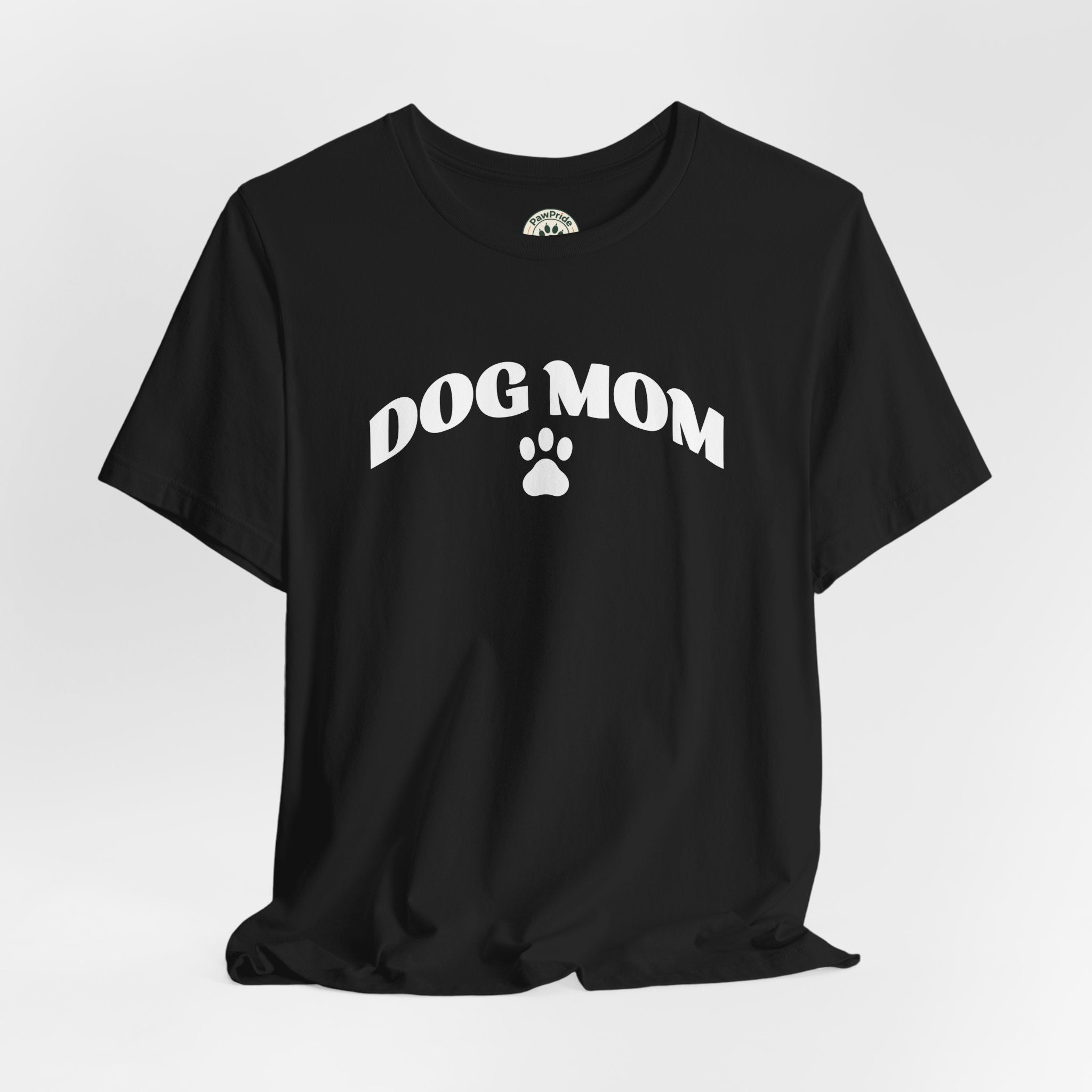 Dog Mom T-Shirt – Retro Paw Print Tee for Dog Lovers, Pet Mom Gift