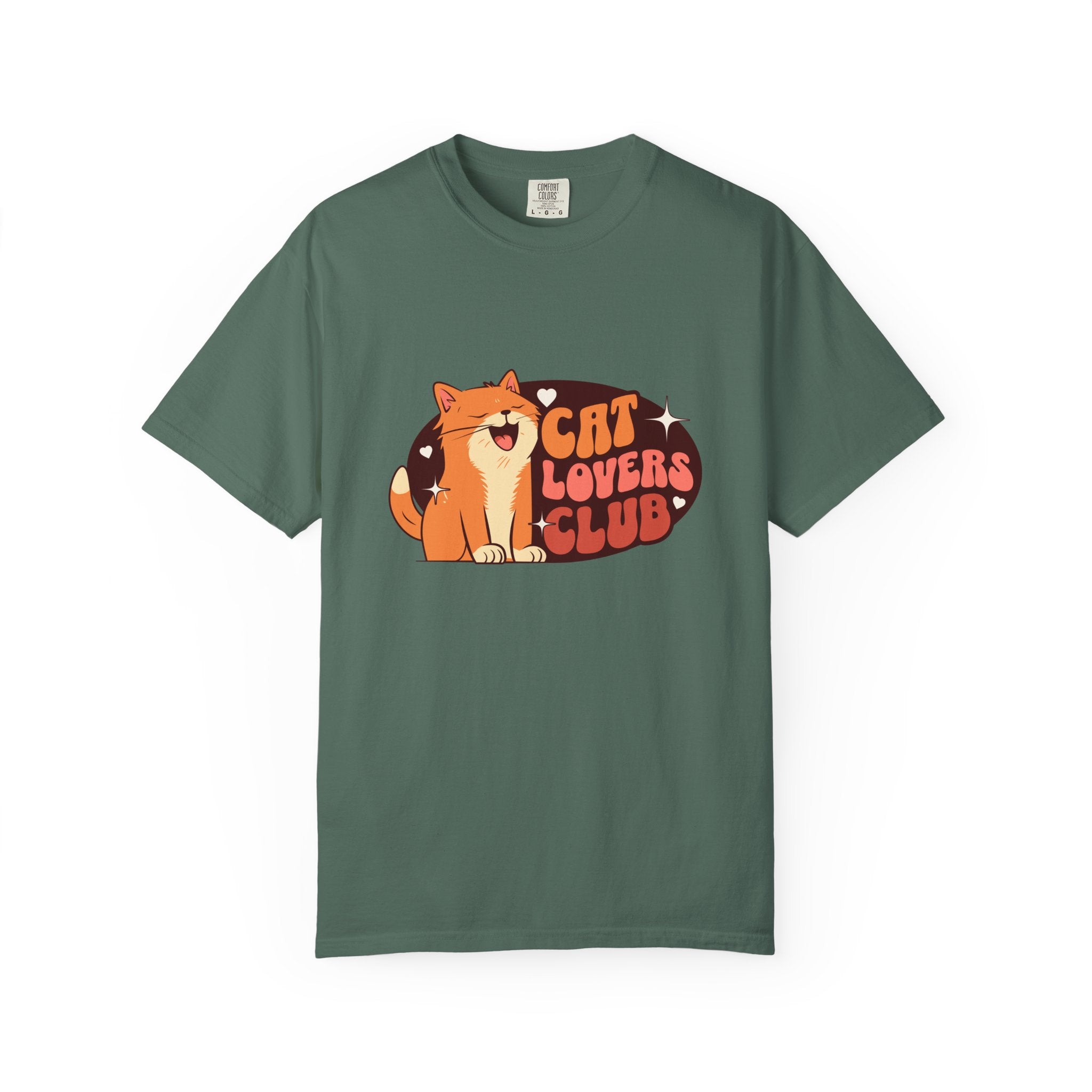 Cat Lovers Club T-Shirt — Cute Retro Cat Graphic Tee