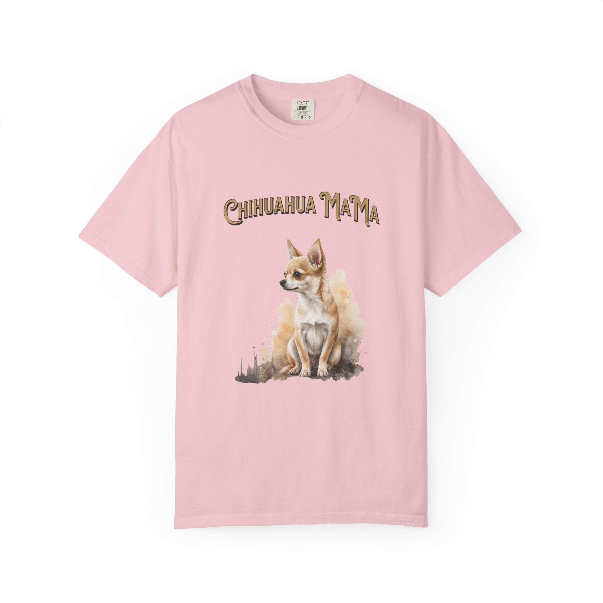Chihuahua Mama T-Shirt — Watercolor Dog Mom Tee