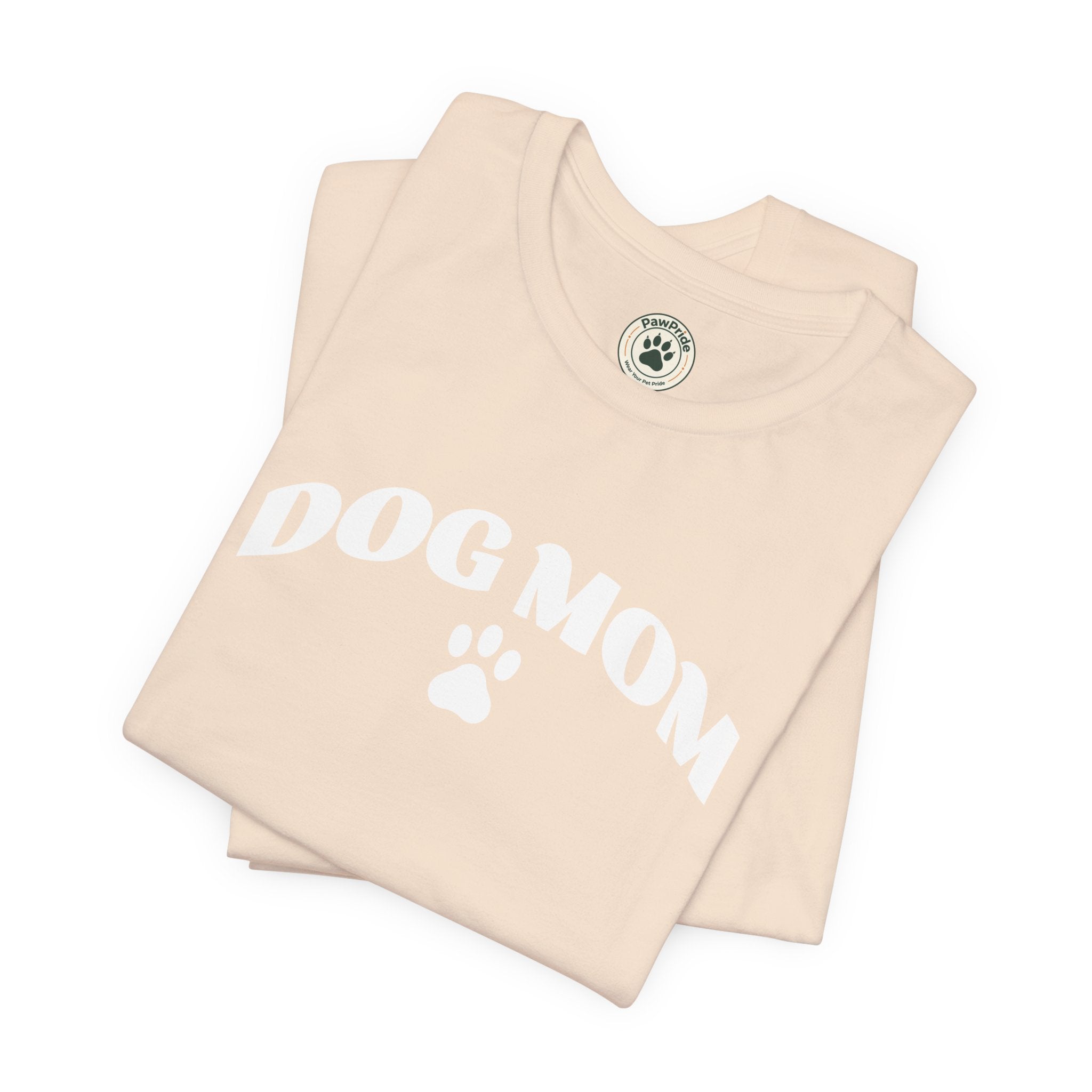 Dog Mom T-Shirt – Retro Paw Print Tee for Dog Lovers, Pet Mom Gift