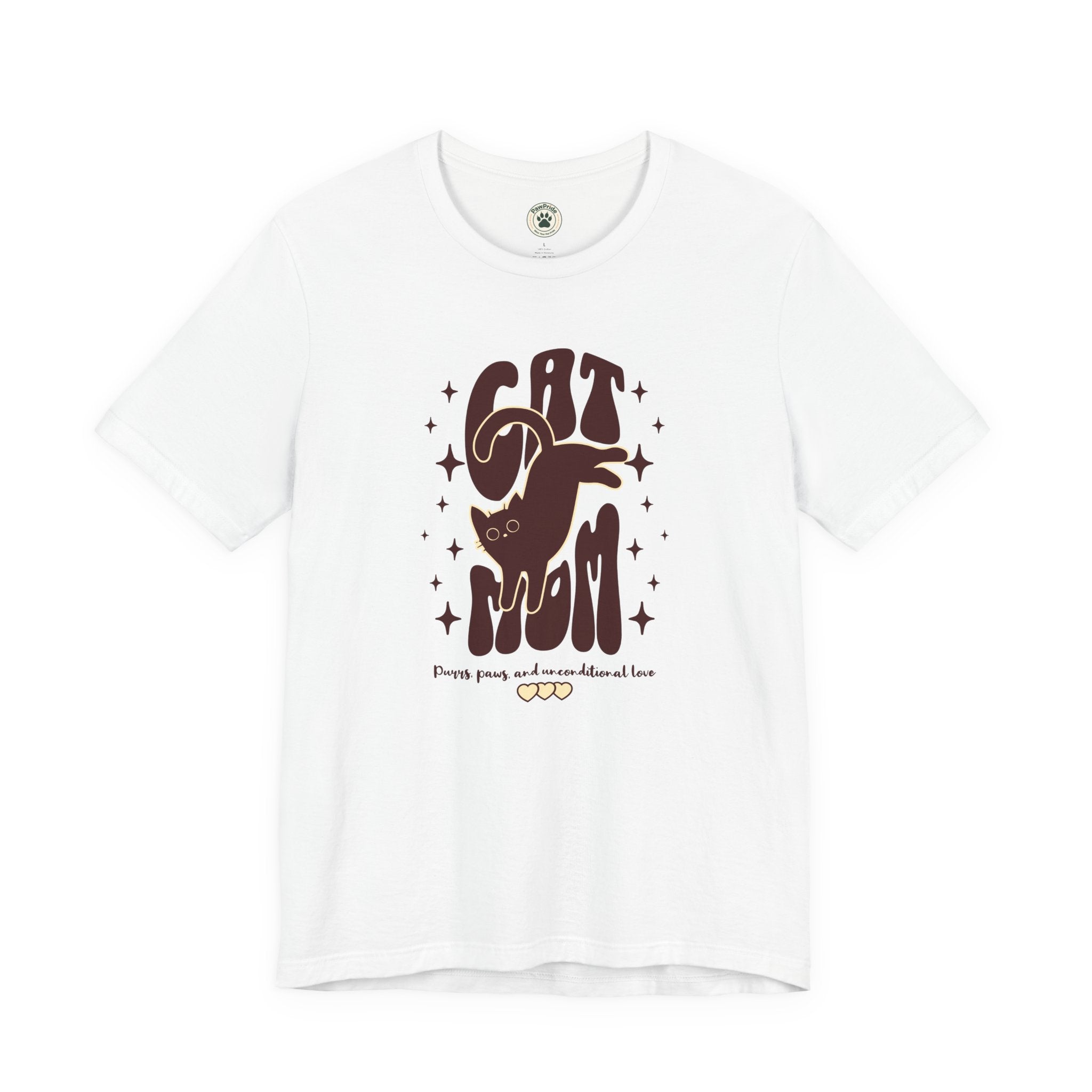 Cat Mom Retro Graphic Tee — "Cat Mom" Vintage Cat Lover T‑Shirt