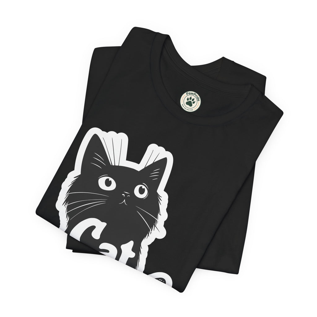 Cat Mama T-Shirt – Cute Black Cat Graphic Tee for Cat Lovers