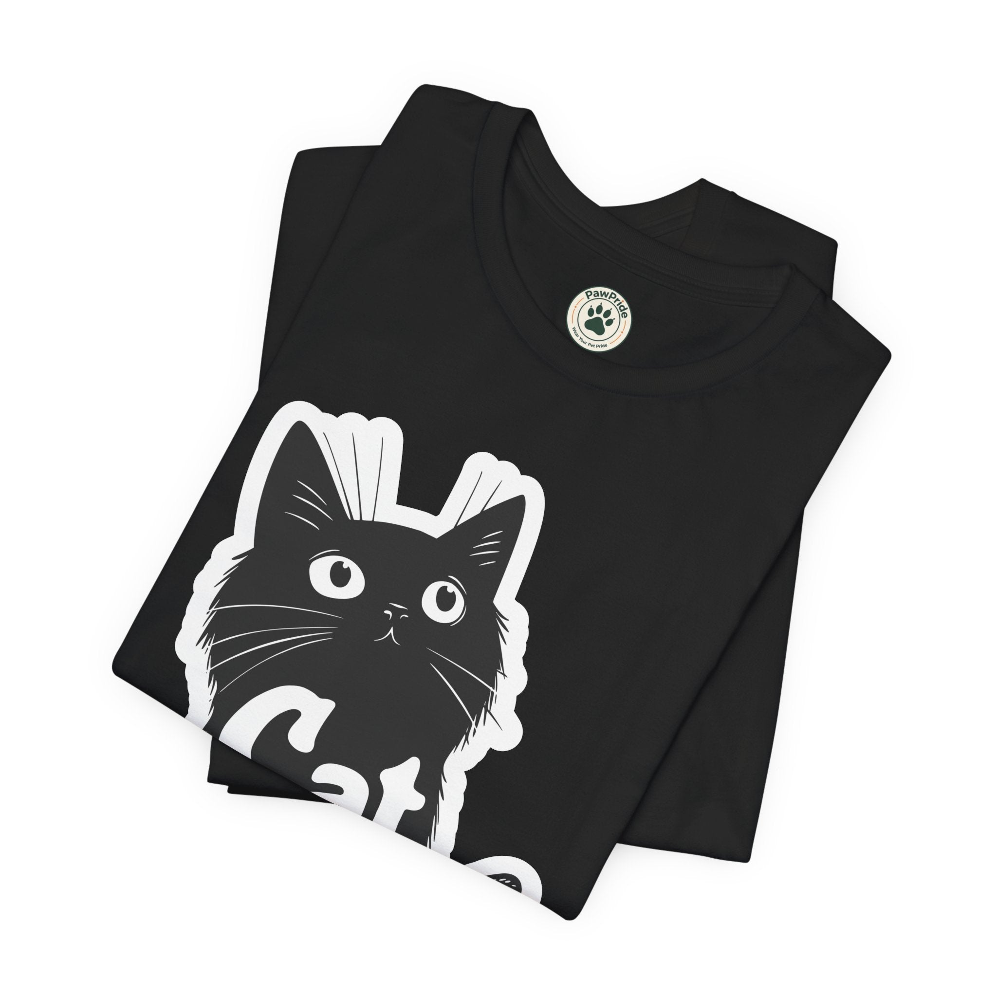 Cat Mama T-Shirt – Cute Black Cat Graphic Tee for Cat Lovers