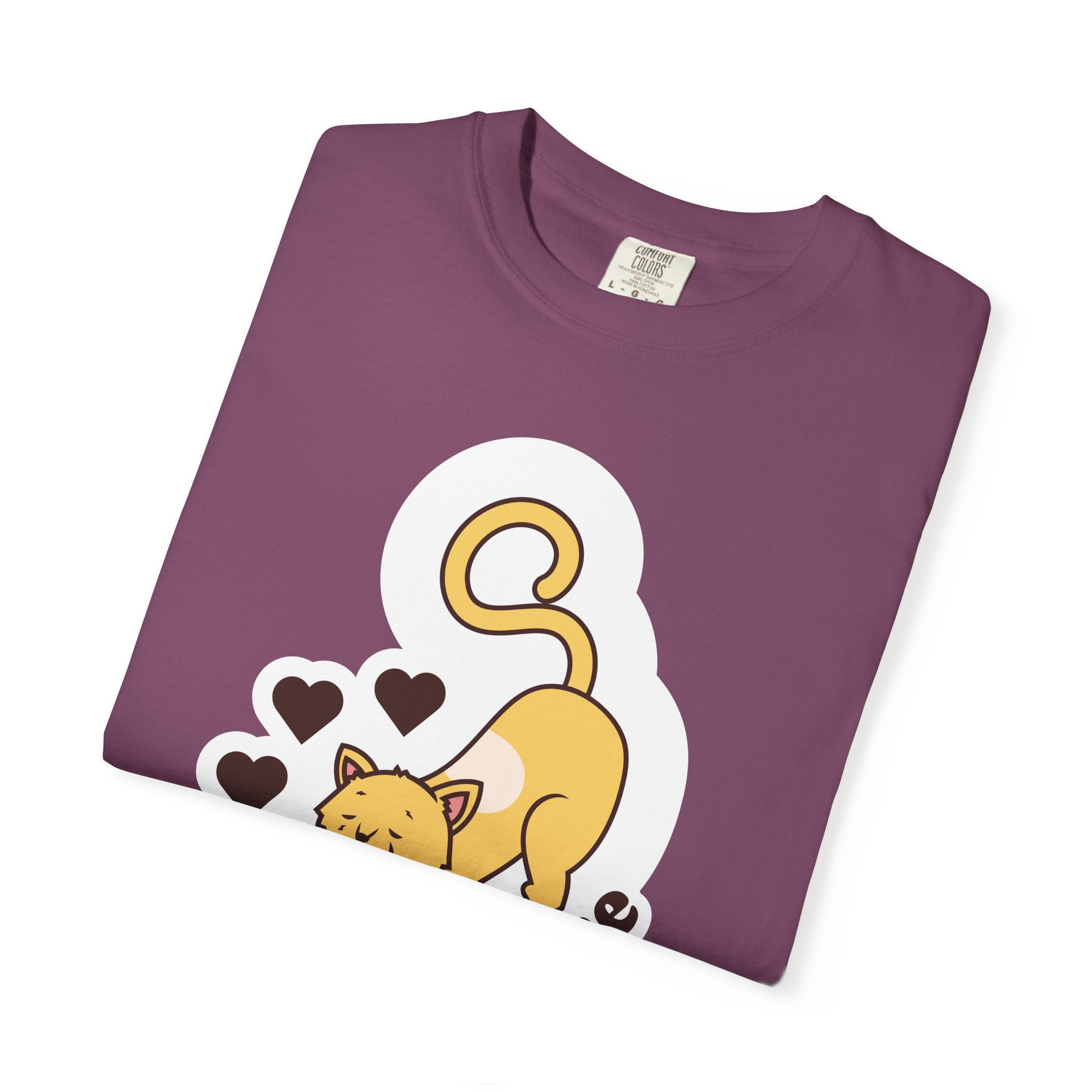 Pawsome Cat T-Shirt — Cute Stretching Kitty Graphic Tee