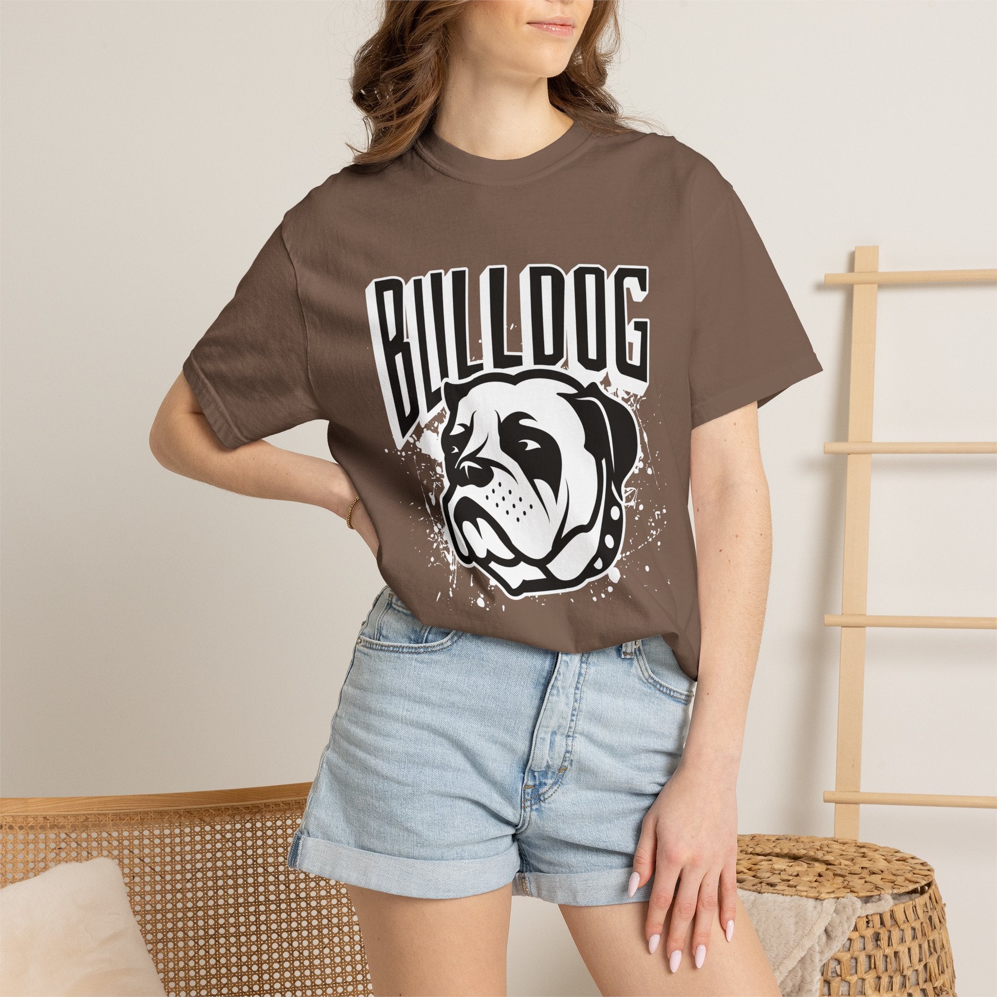 Bulldog Graphic T-Shirt — Vintage Team Mascot Tee