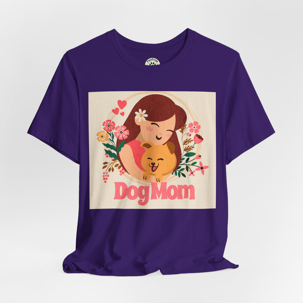 Dog Mom T-Shirt — Cute Floral Dog Mom Tee
