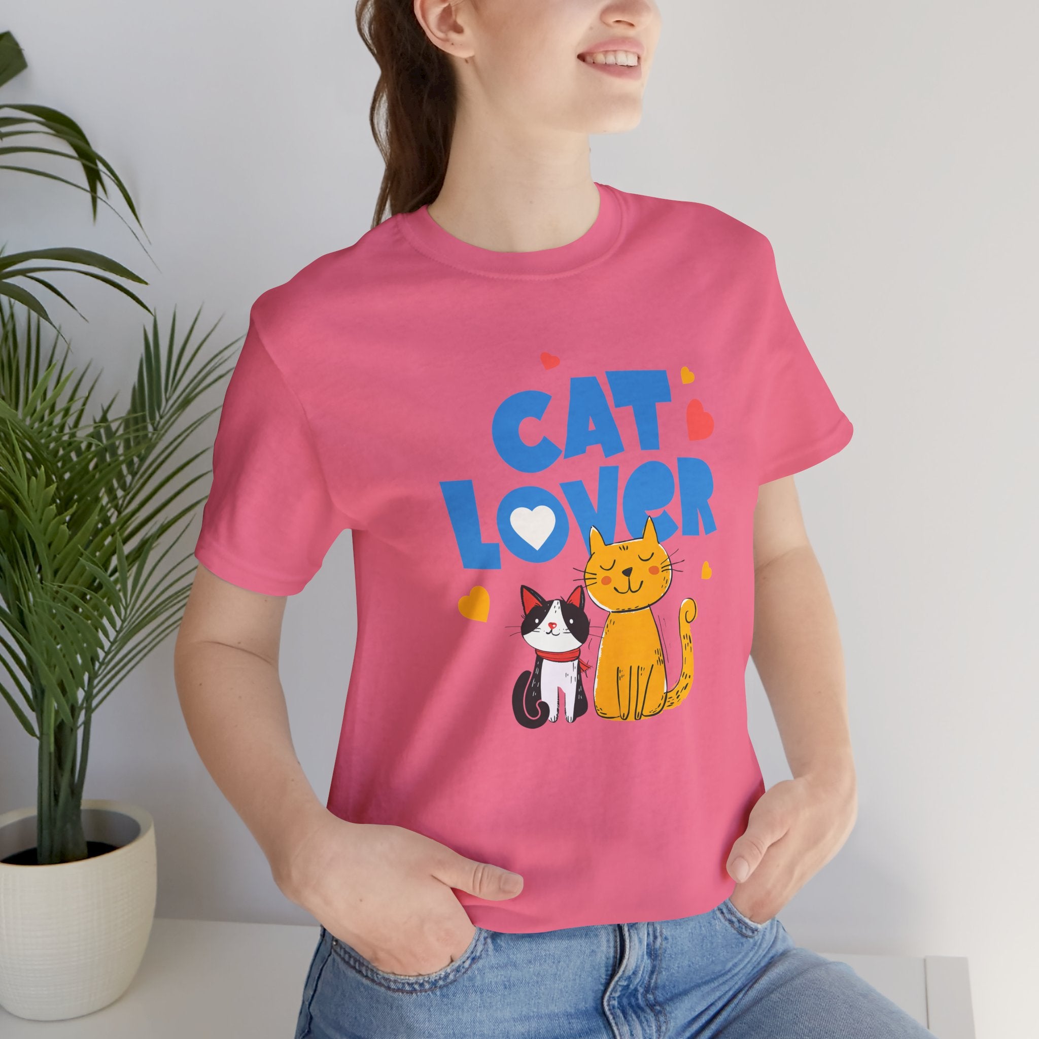 Cat Lover T-Shirt — Cute Cartoon Cats Graphic Tee