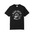 Black Coffee Cat T-Shirt — Cute Cat in Coffee Cup Graphic Tee