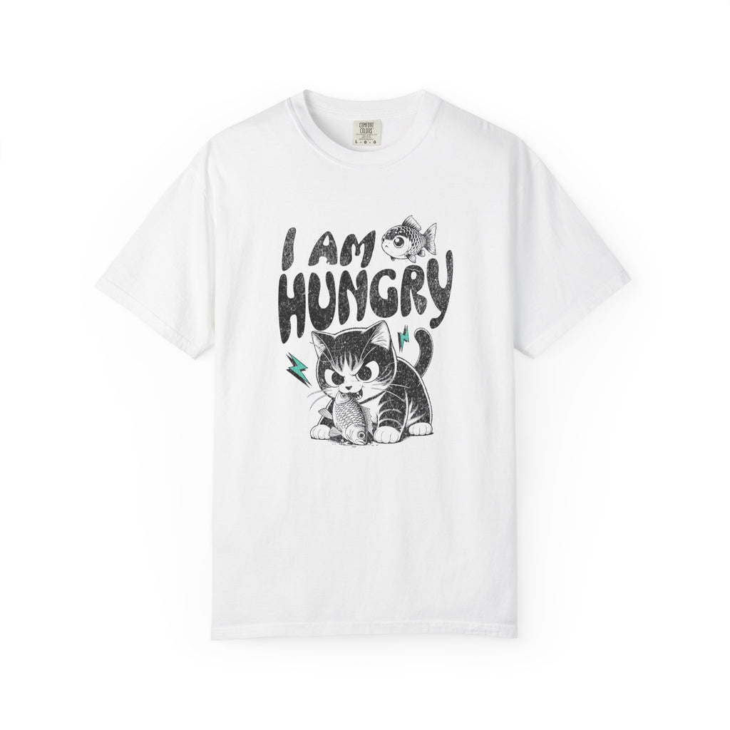 I Am Hungry Cat T-Shirt — Cute Kitten Graphic Tee